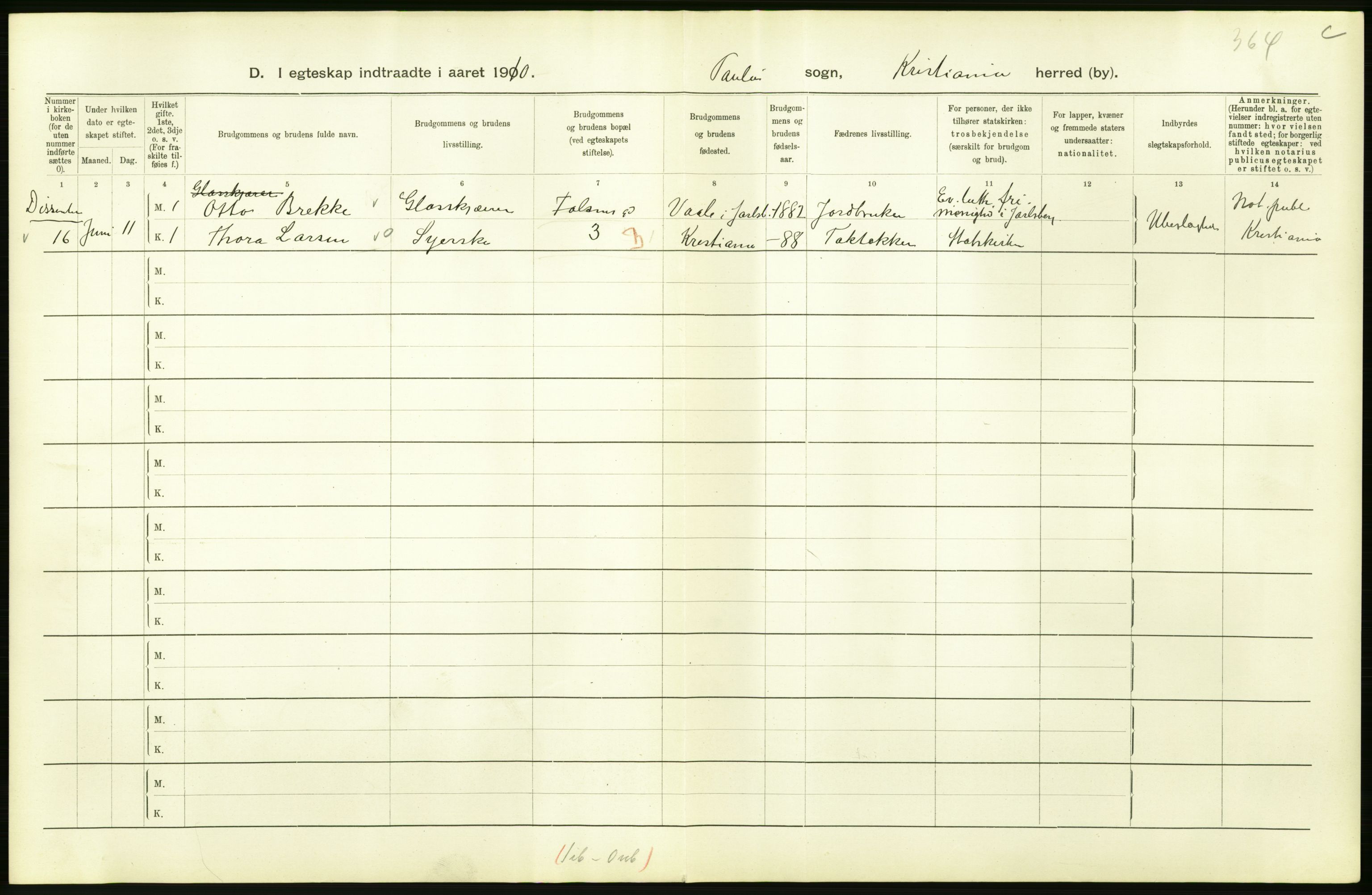 Statistisk sentralbyrå, Sosiodemografiske emner, Befolkning, AV/RA-S-2228/D/Df/Dfa/Dfah/L0009: Kristiania: Gifte og dødfødte., 1910, p. 78