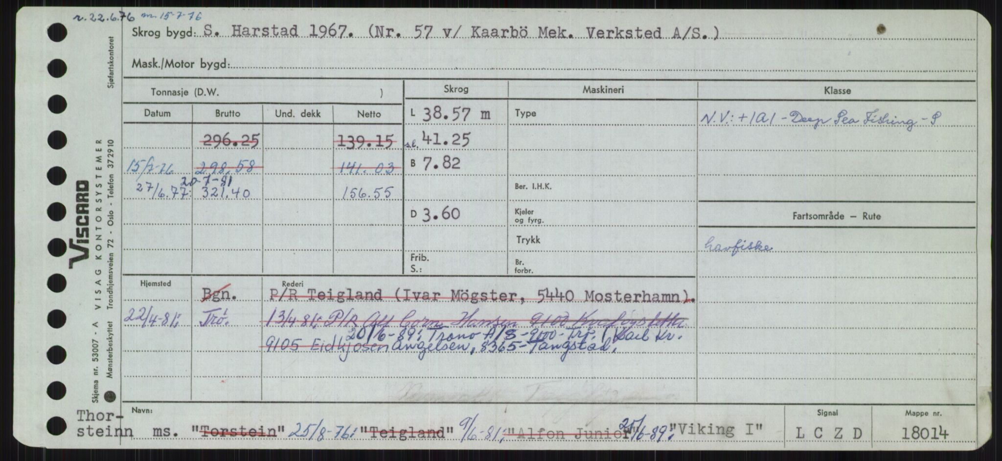 Sjøfartsdirektoratet med forløpere, Skipsmålingen, AV/RA-S-1627/H/Ha/L0006/0002: Fartøy, Sver-Å / Fartøy, U-Å, p. 453