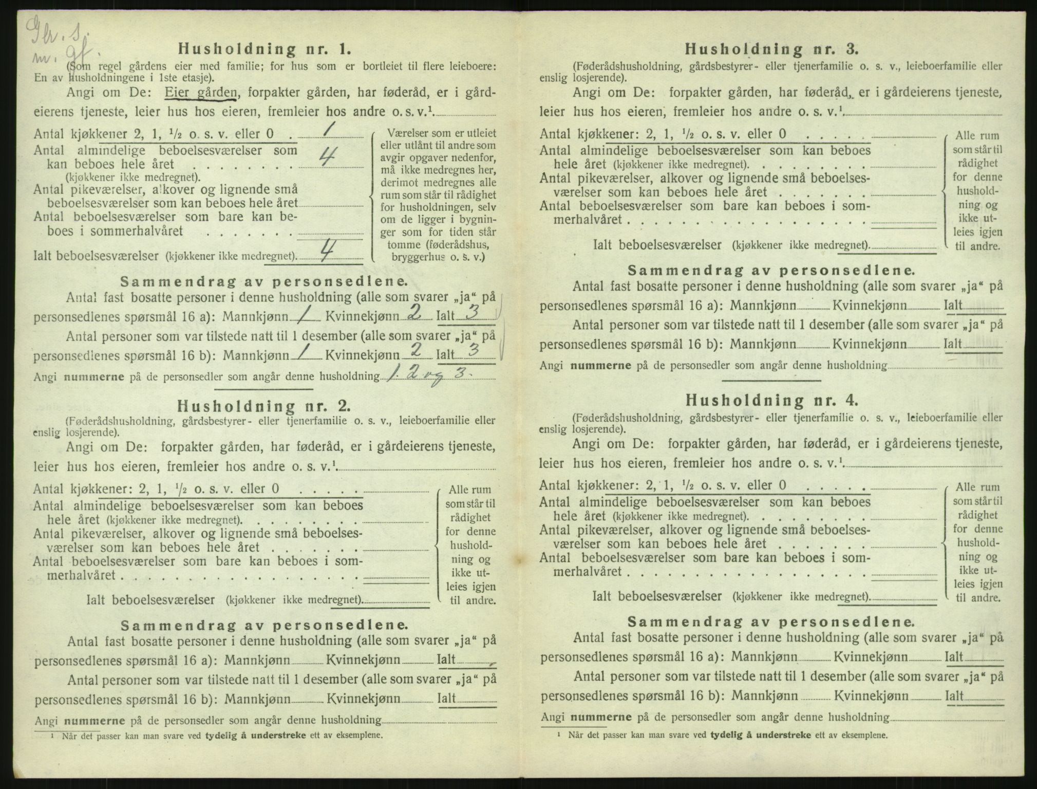 SAK, 1920 census for Spind, 1920, p. 28