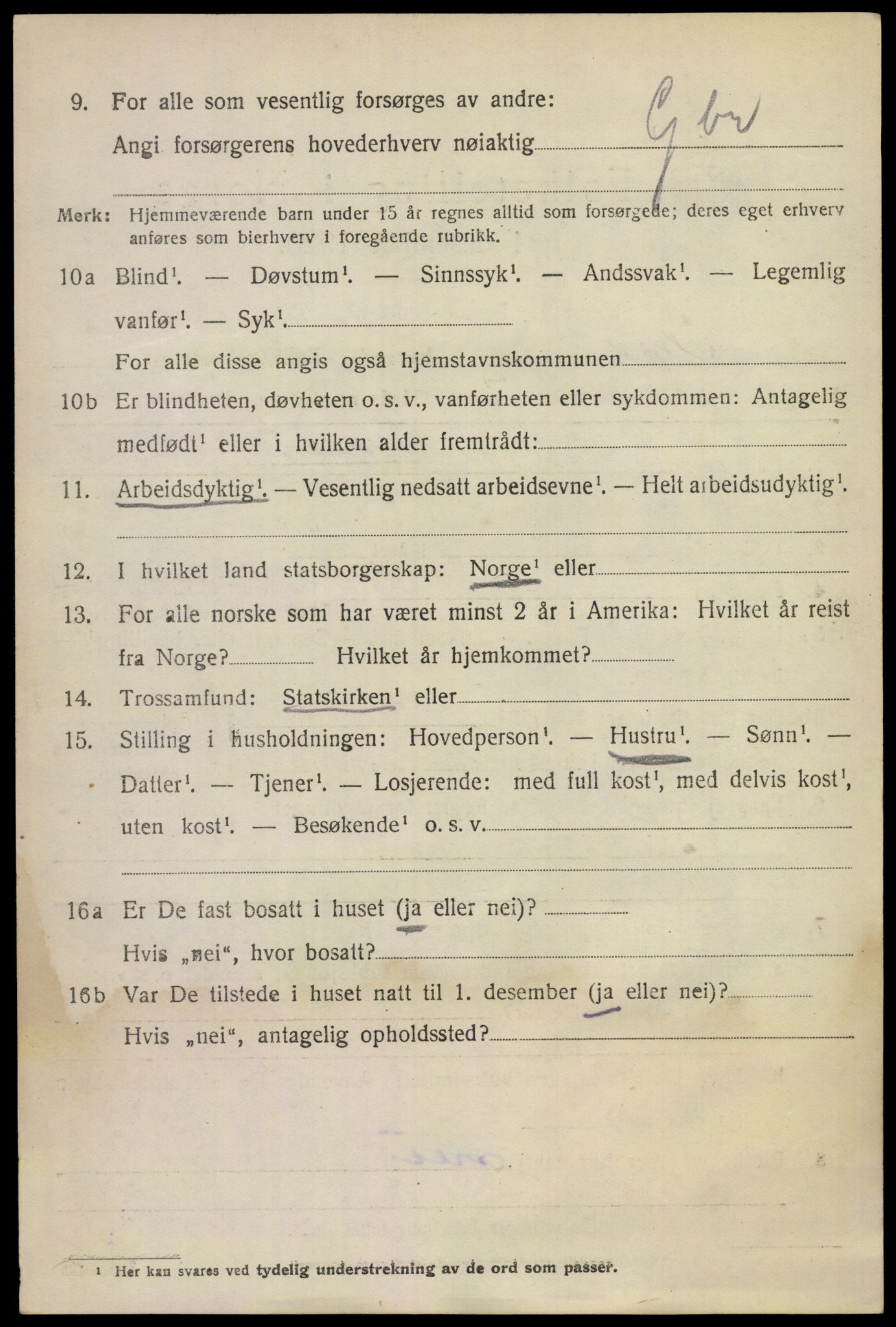 SAKO, 1920 census for Flesberg, 1920, p. 3774