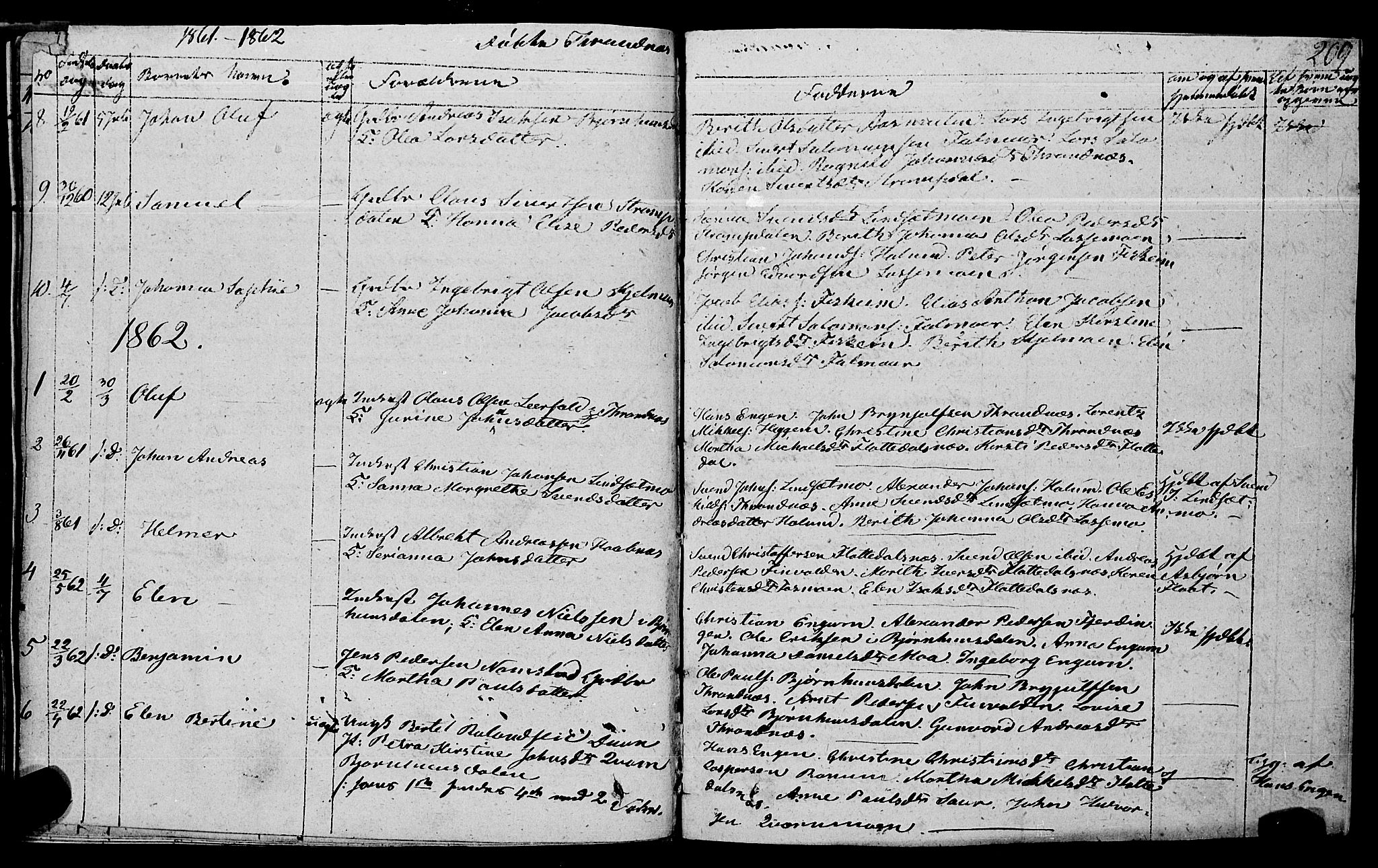 Ministerialprotokoller, klokkerbøker og fødselsregistre - Nord-Trøndelag, SAT/A-1458/762/L0538: Parish register (official) no. 762A02 /2, 1833-1879, p. 209