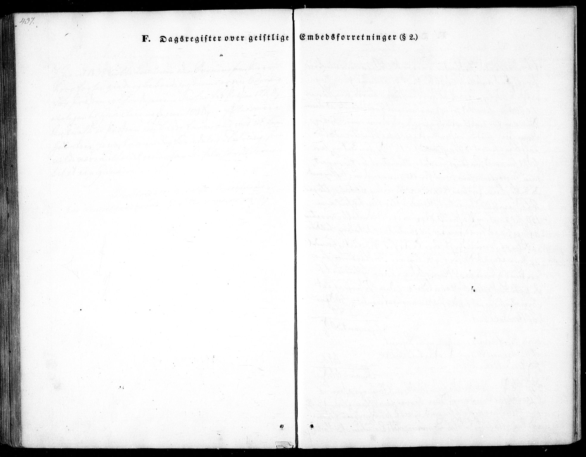 Arendal sokneprestkontor, Trefoldighet, AV/SAK-1111-0040/F/Fa/L0005: Parish register (official) no. A 5, 1838-1854, p. 437