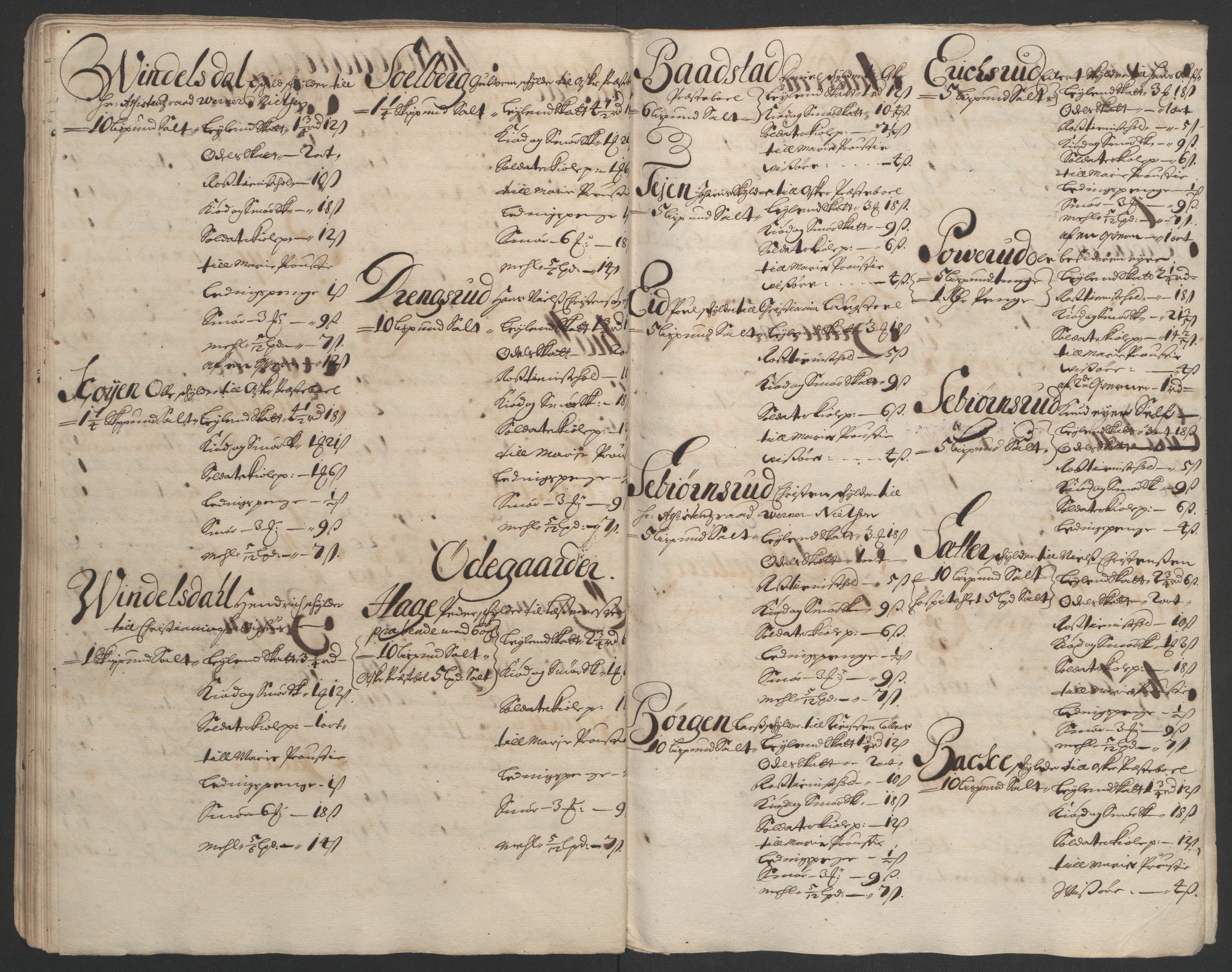 Rentekammeret inntil 1814, Reviderte regnskaper, Fogderegnskap, AV/RA-EA-4092/R08/L0426: Fogderegnskap Aker, 1692-1693, p. 317