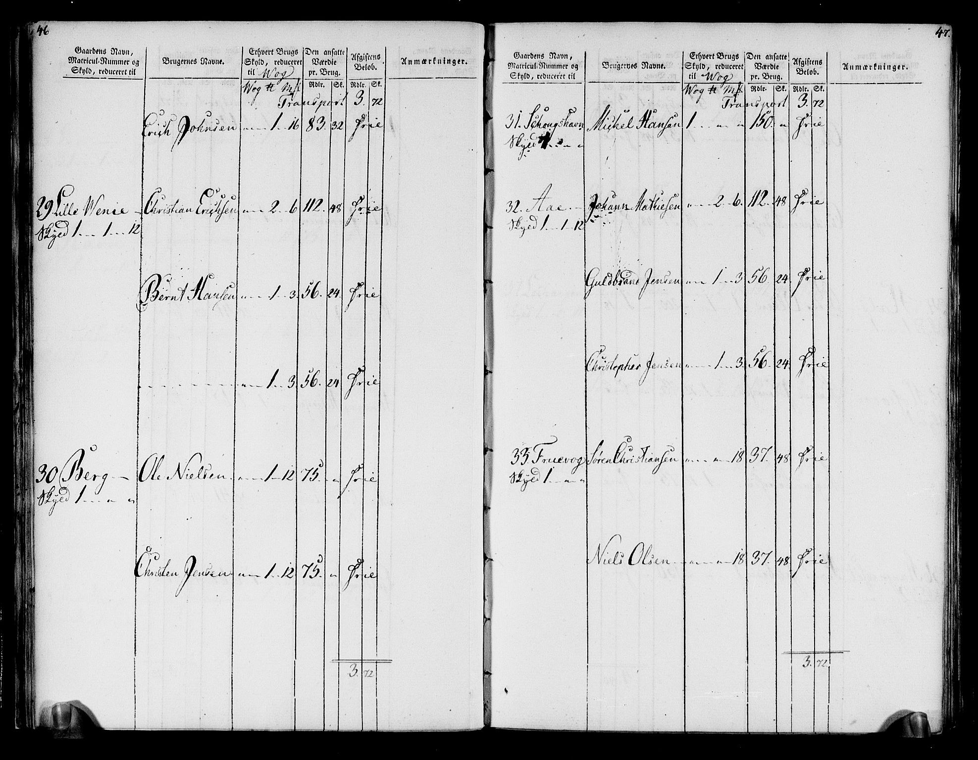 Rentekammeret inntil 1814, Realistisk ordnet avdeling, AV/RA-EA-4070/N/Ne/Nea/L0171: Senja og Tromsø fogderi. Oppebørselsregister, 1803-1804, p. 25