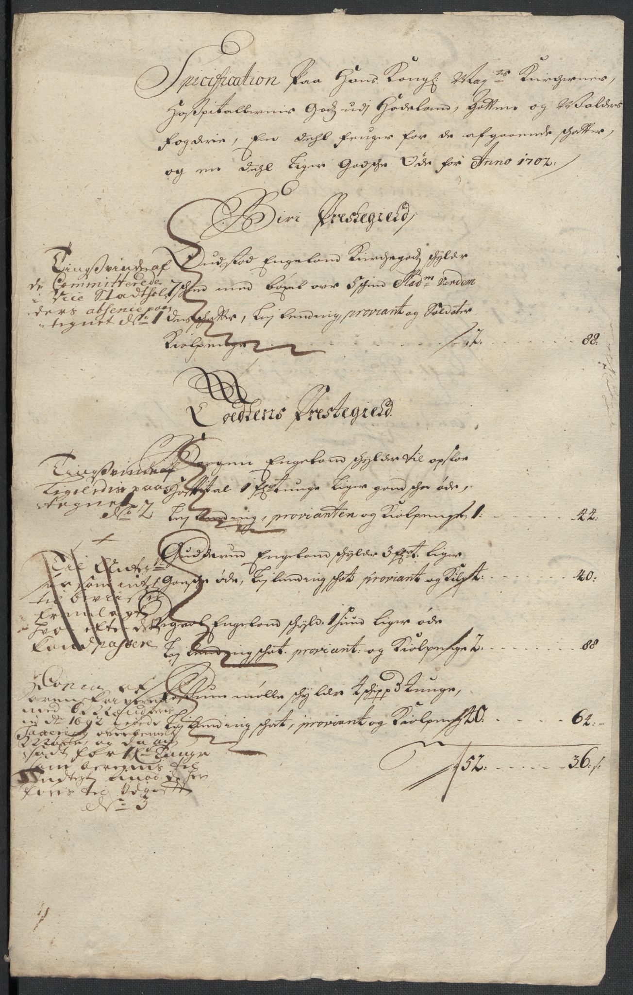 Rentekammeret inntil 1814, Reviderte regnskaper, Fogderegnskap, RA/EA-4092/R18/L1300: Fogderegnskap Hadeland, Toten og Valdres, 1702, p. 417