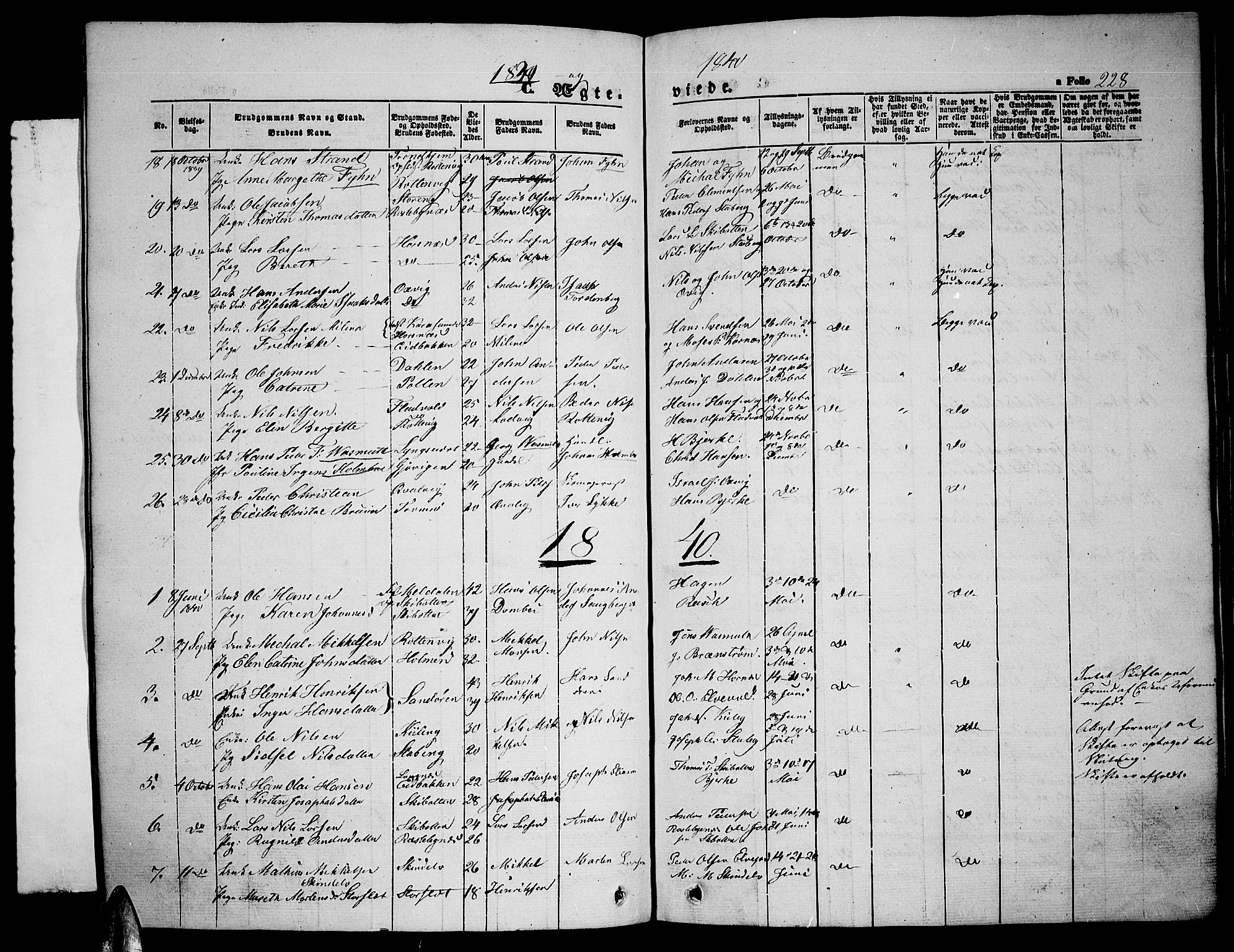 Lyngen sokneprestembete, SATØ/S-1289/H/He/Heb/L0002klokker: Parish register (copy) no. 2, 1839-1860, p. 228