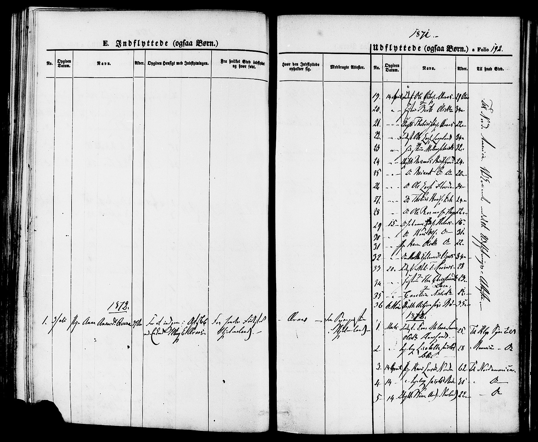 Finnøy sokneprestkontor, SAST/A-101825/H/Ha/Haa/L0008: Parish register (official) no. A 8, 1863-1878, p. 192