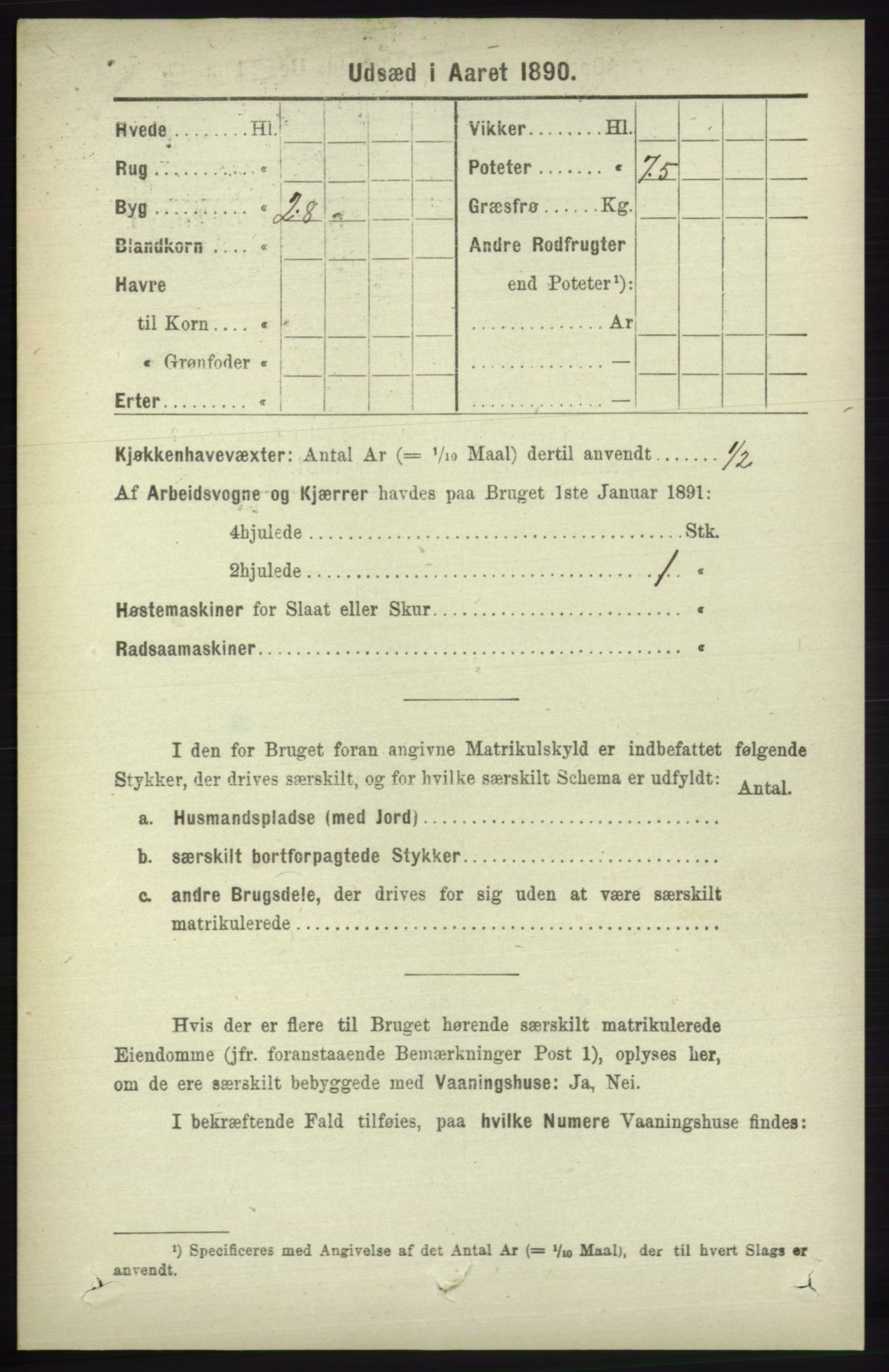 RA, 1891 census for 1230 Ullensvang, 1891, p. 6896