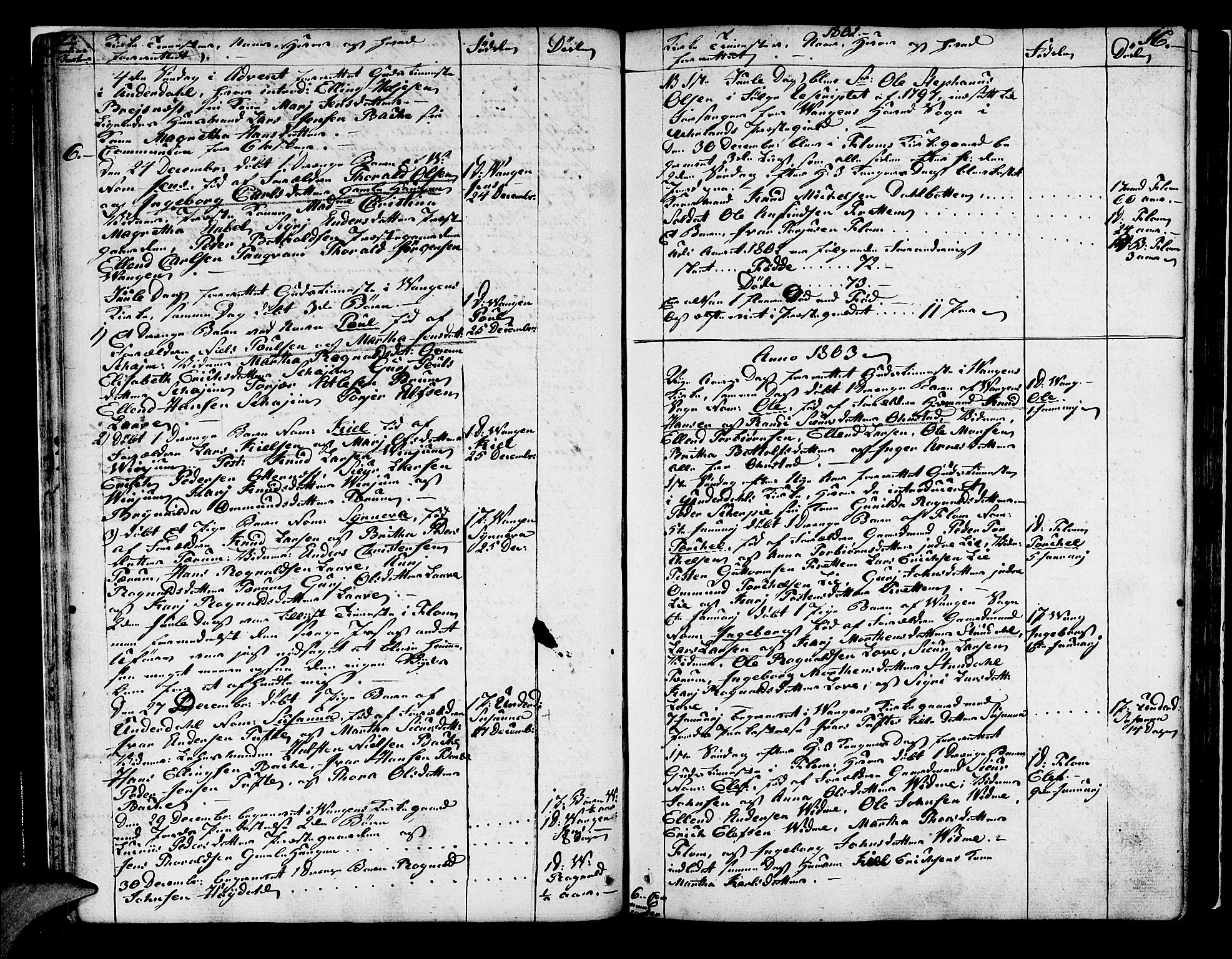 Aurland sokneprestembete, SAB/A-99937/H/Ha/Haa/L0005: Parish register (official) no. A 5, 1801-1821, p. 16