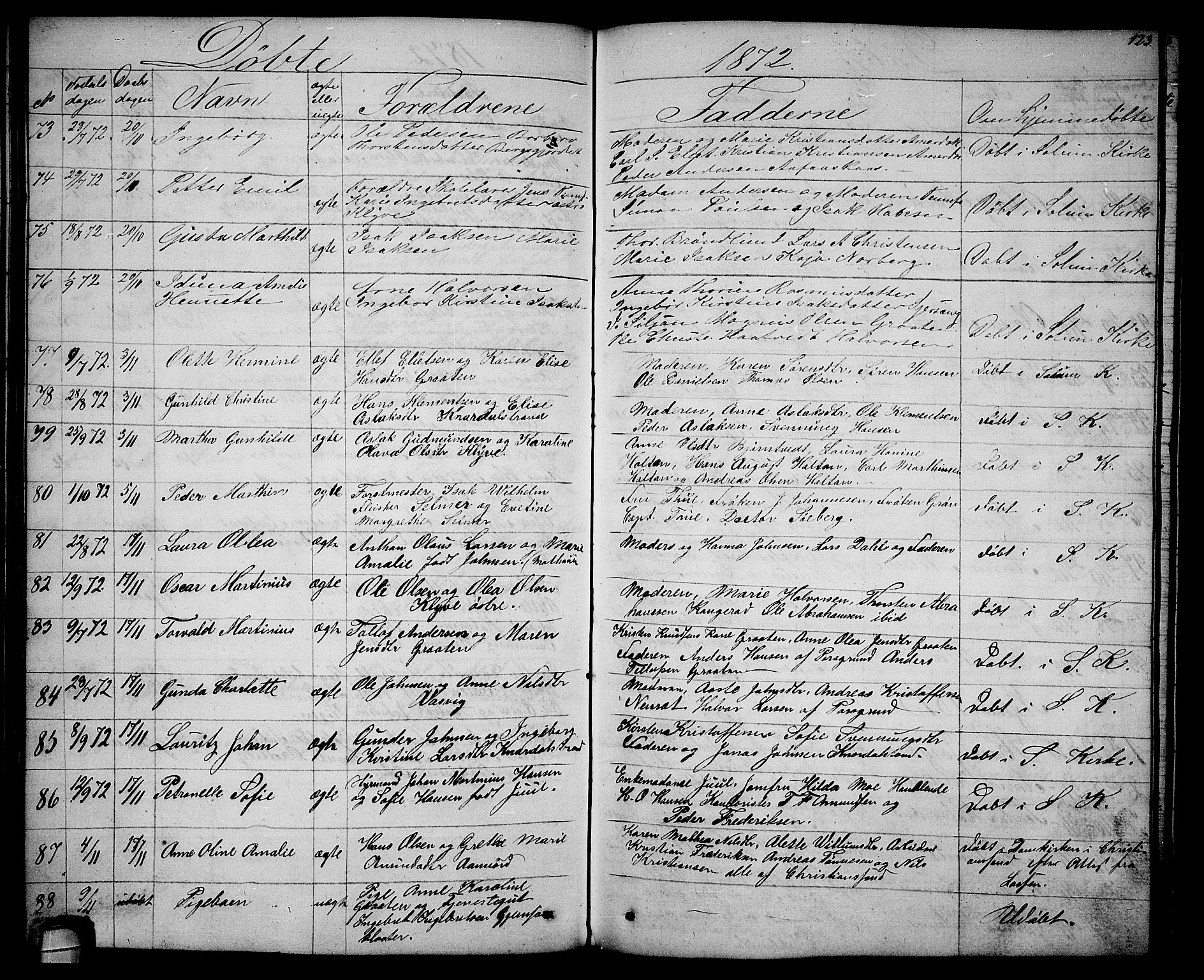 Solum kirkebøker, SAKO/A-306/G/Ga/L0004: Parish register (copy) no. I 4, 1859-1876, p. 123
