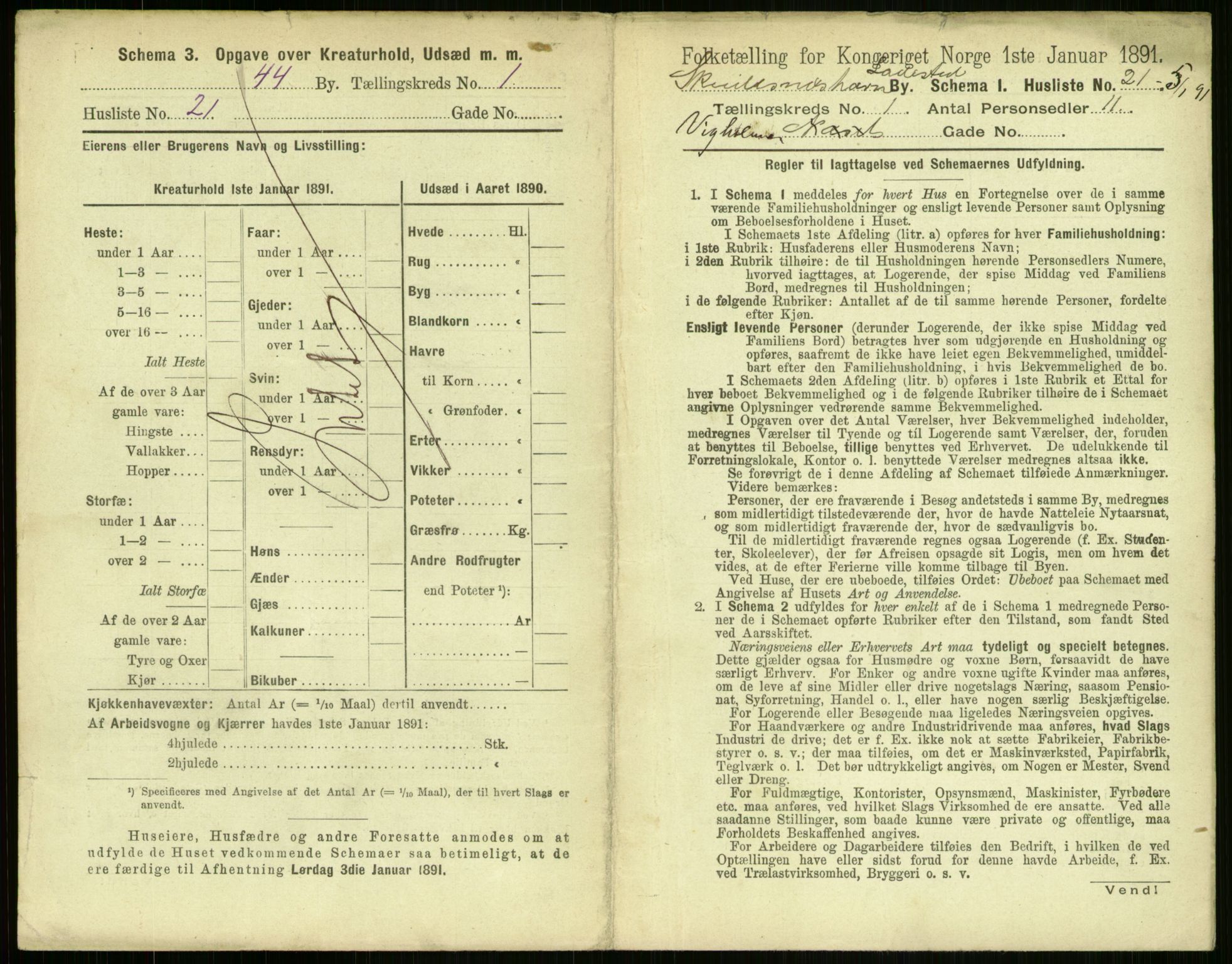 RA, 1891 census for 1104 Skudeneshavn, 1891, p. 56