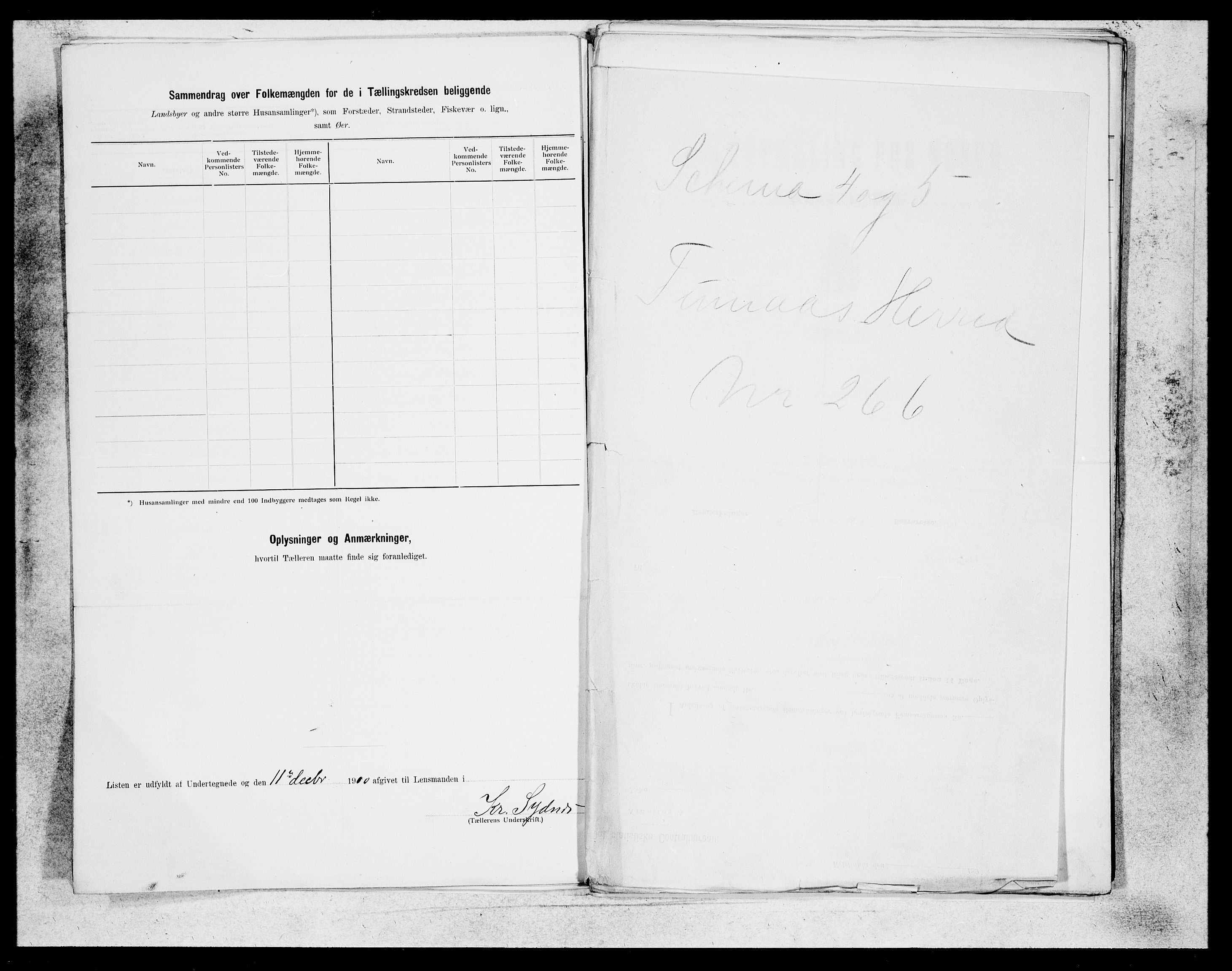 SAB, 1900 census for Valestrand, 1900, p. 9