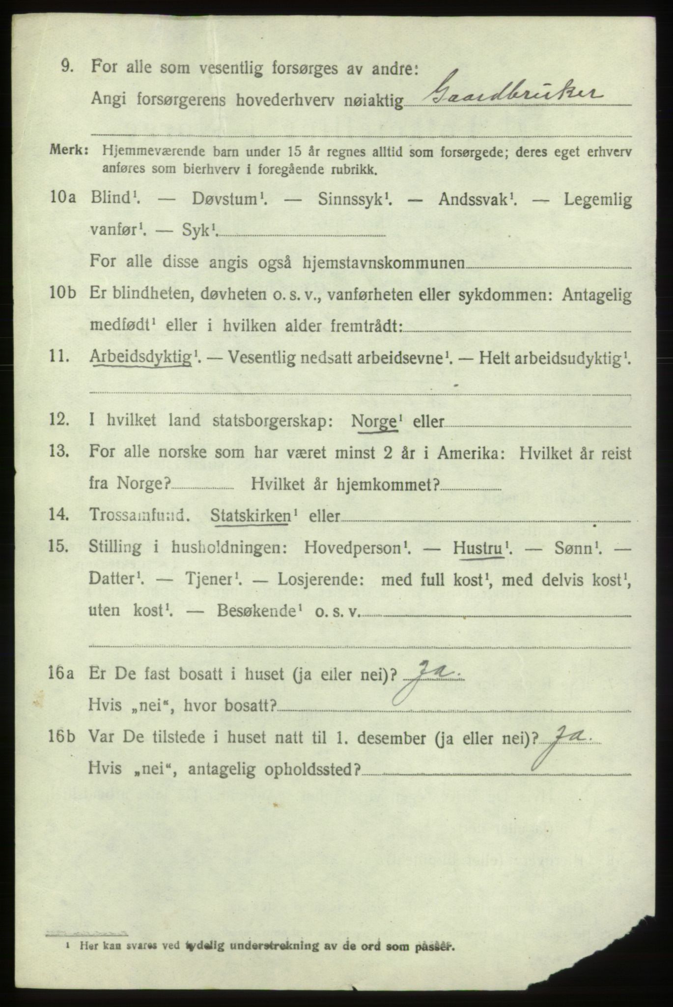 SAB, 1920 census for Valestrand, 1920, p. 470