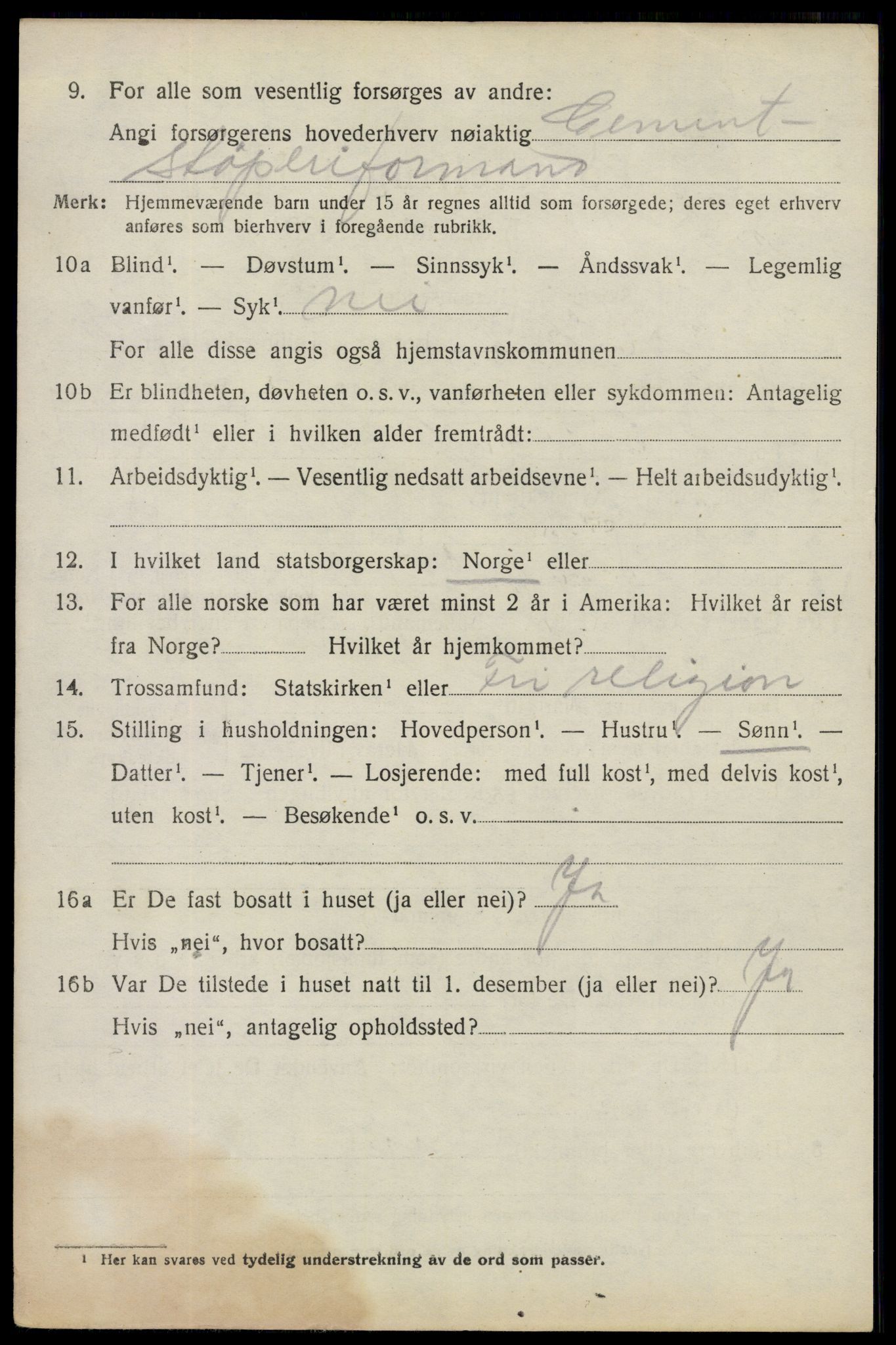 SAO, 1920 census for Trøgstad, 1920, p. 3123