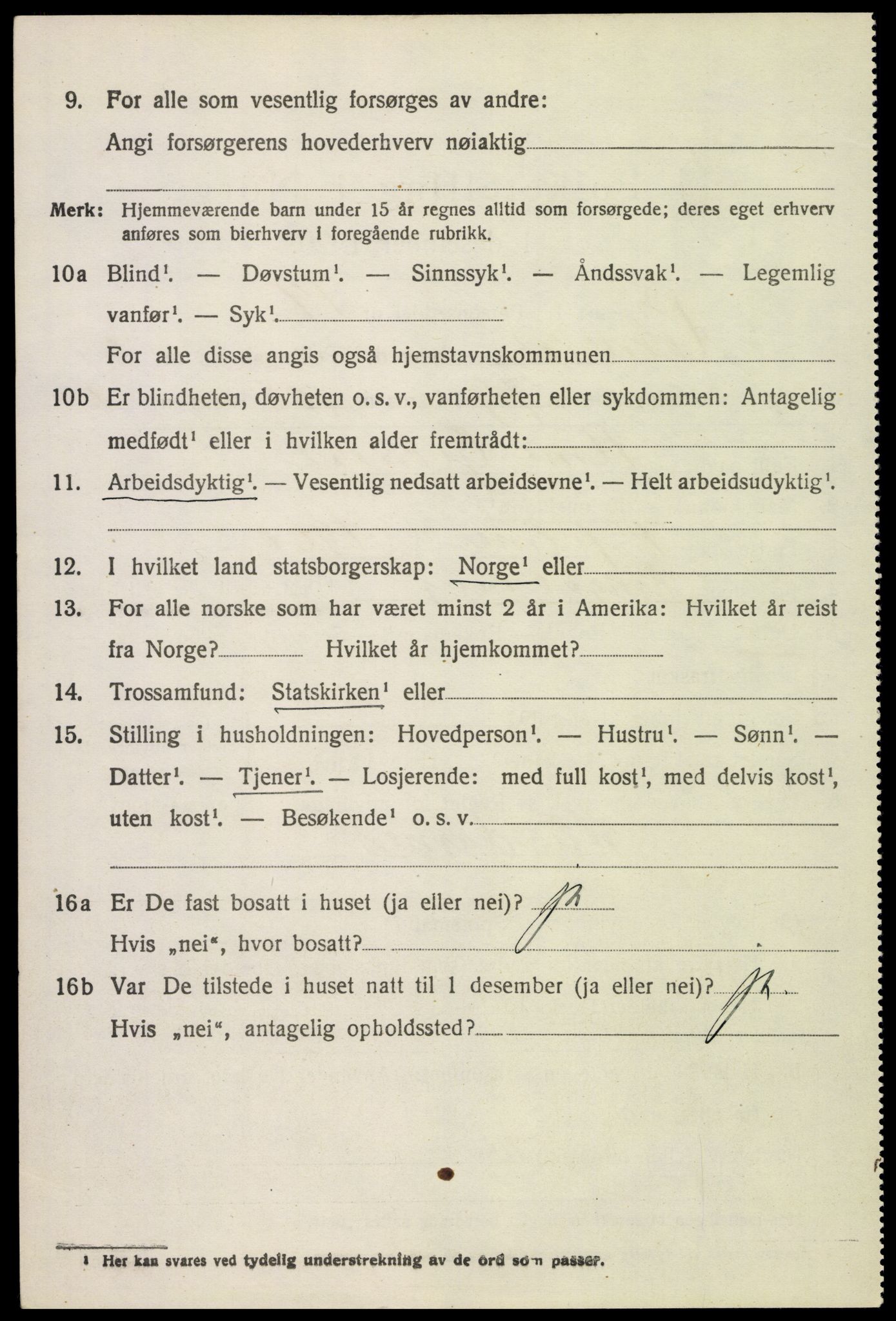 SAH, 1920 census for Romedal, 1920, p. 7772