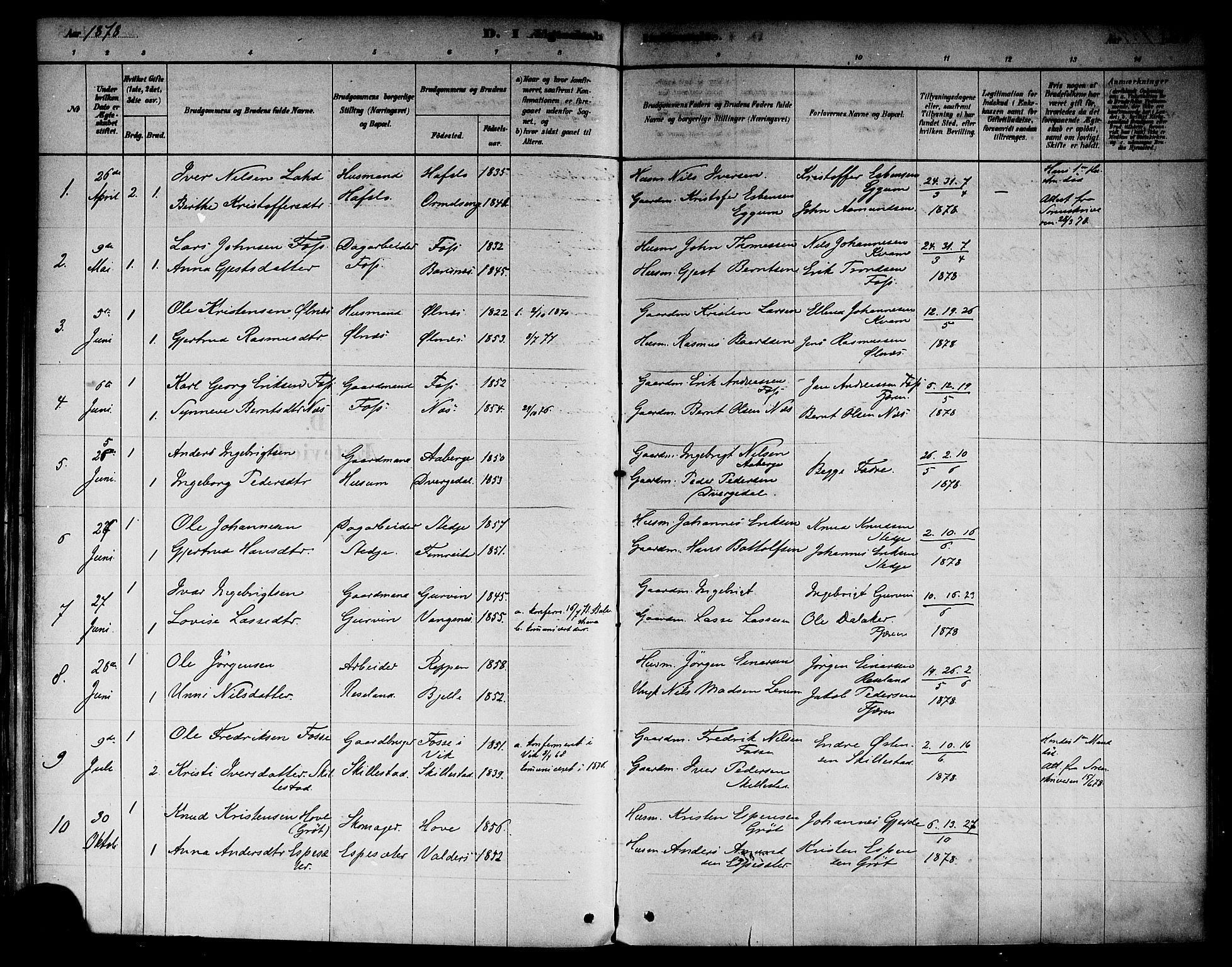 Sogndal sokneprestembete, SAB/A-81301/H/Haa/Haab/L0001: Parish register (official) no. B 1, 1878-1899, p. 109