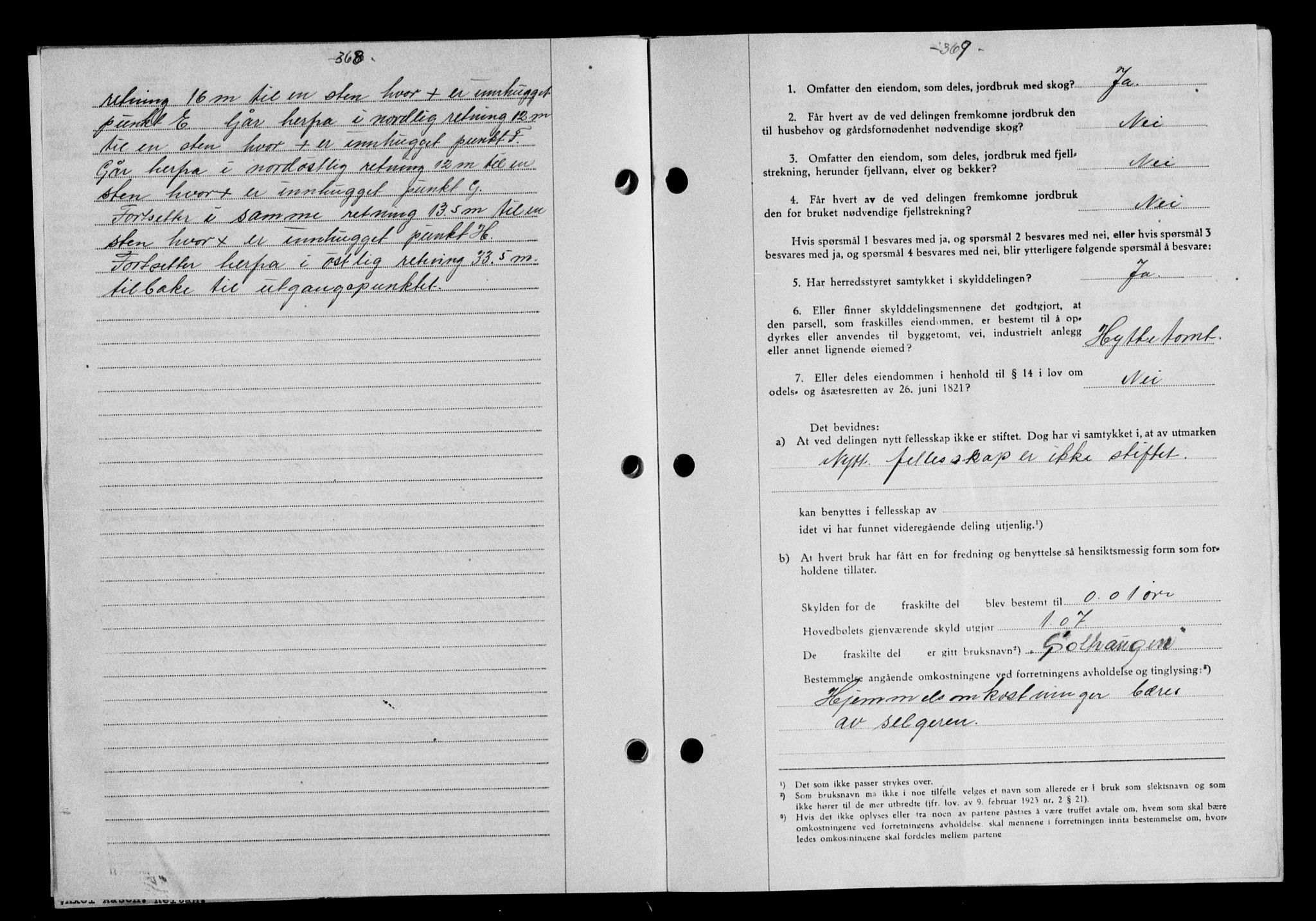 Gauldal sorenskriveri, SAT/A-0014/1/2/2C/L0058: Mortgage book no. 63, 1944-1945, Diary no: : 1137/1944