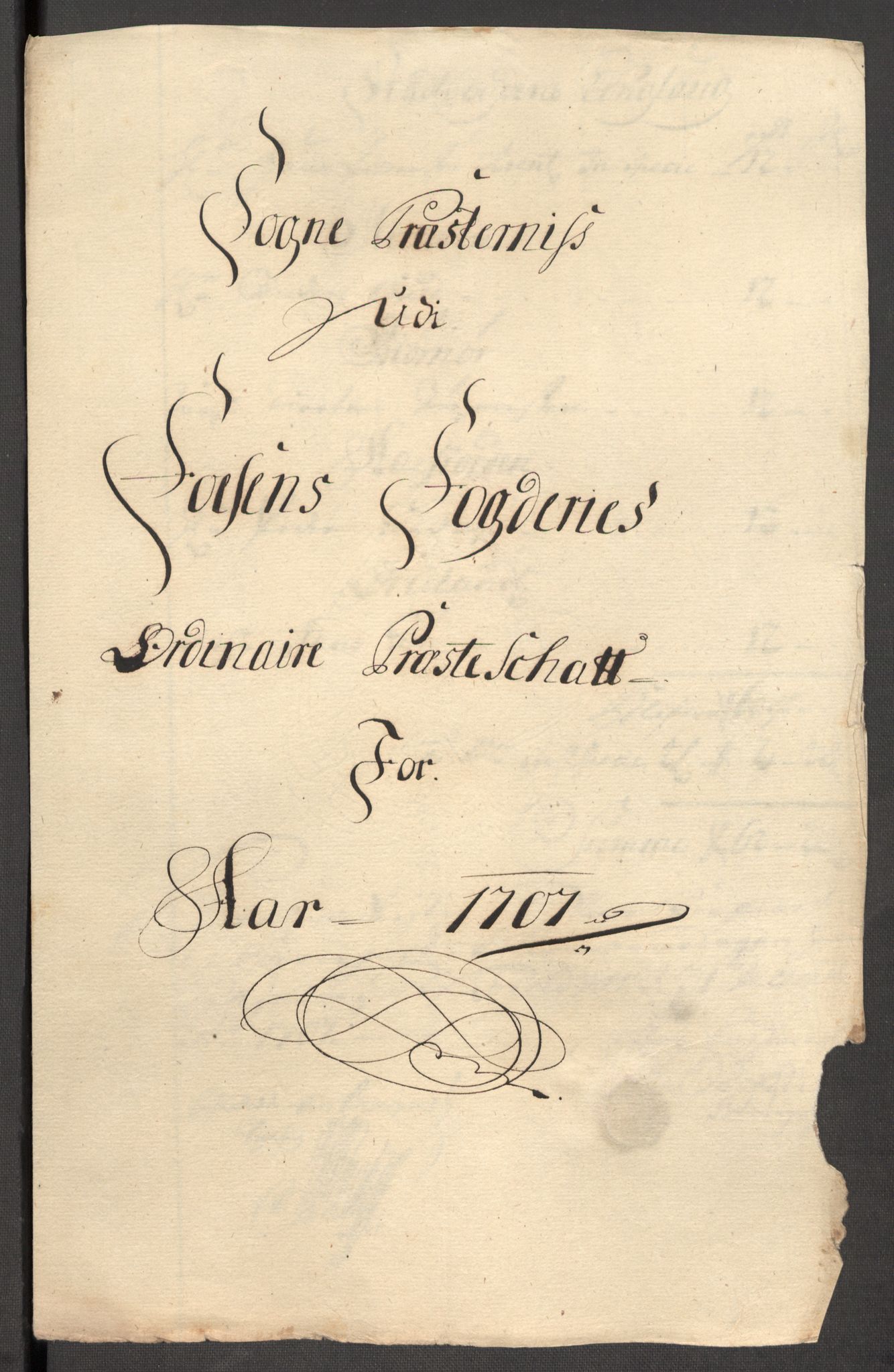 Rentekammeret inntil 1814, Reviderte regnskaper, Fogderegnskap, RA/EA-4092/R57/L3857: Fogderegnskap Fosen, 1706-1707, p. 360