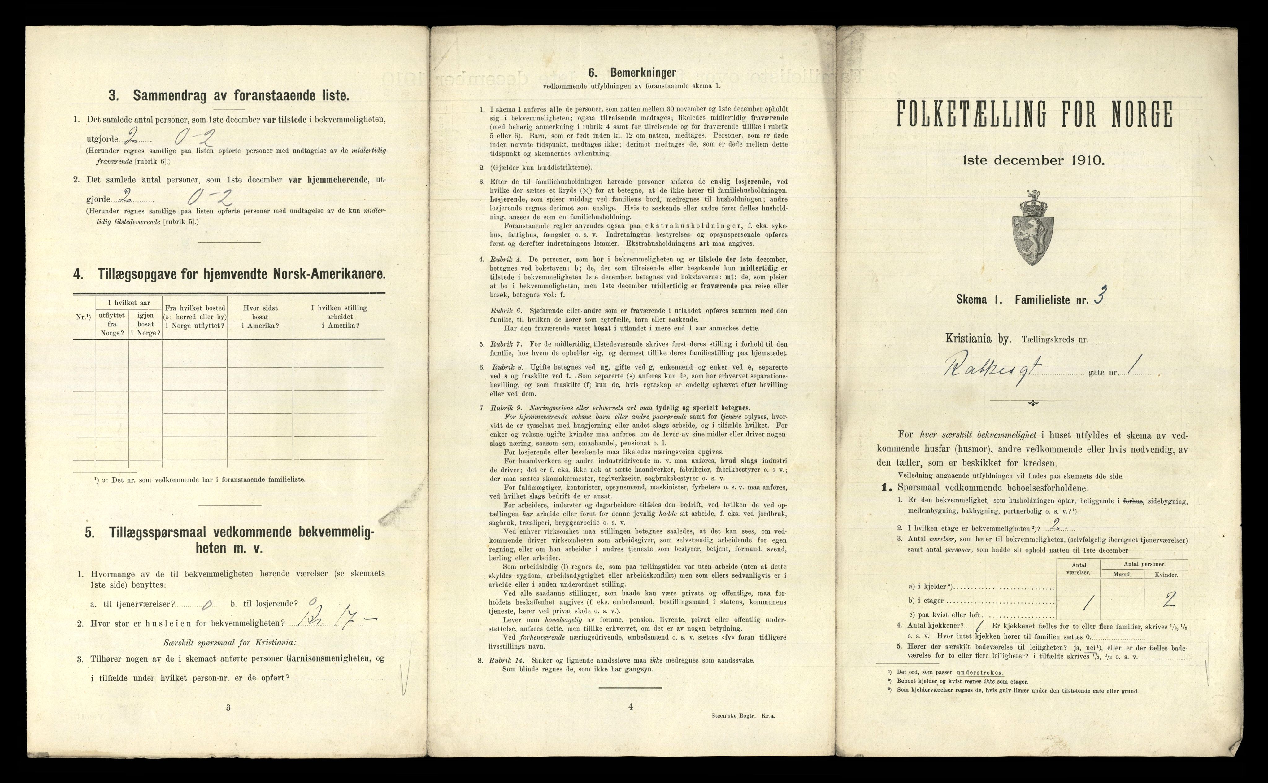 RA, 1910 census for Kristiania, 1910, p. 79095