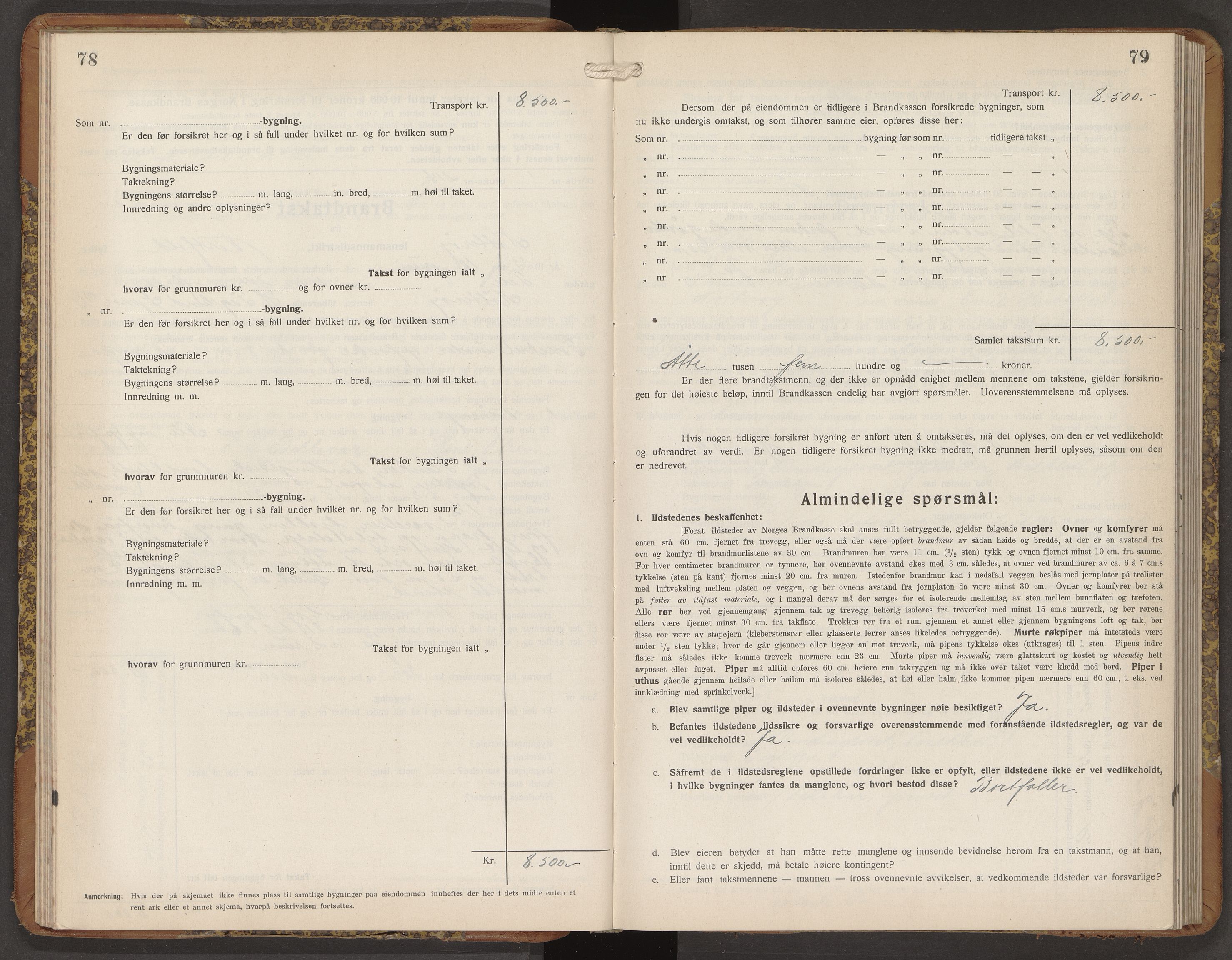 Nøtterøy lensmannskontor, AV/SAKO-A-540/Y/Yg/Ygb/L0009: Skjematakstprotokoll, 1932-1935, p. 78-79