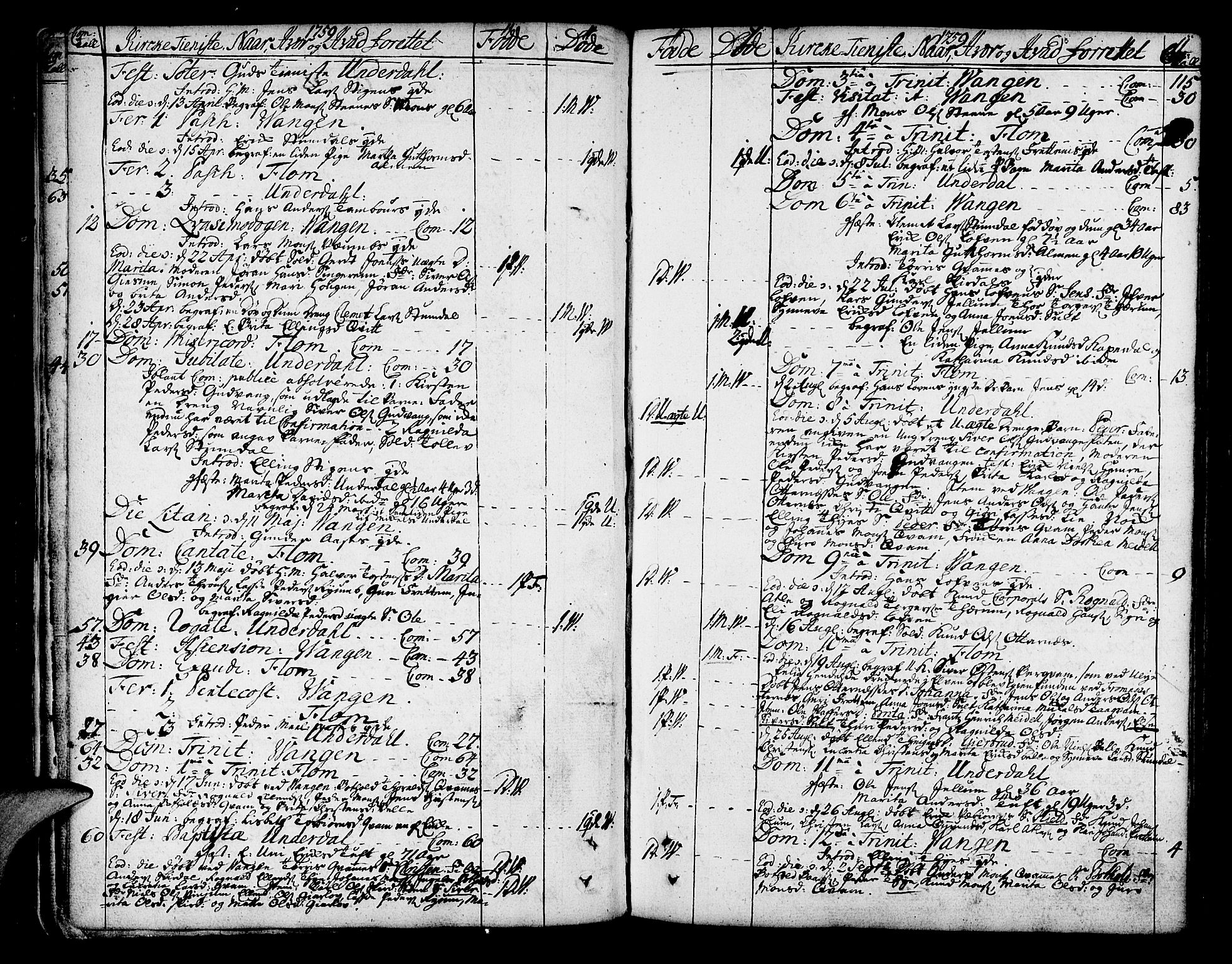 Aurland sokneprestembete, AV/SAB-A-99937/H/Ha/Haa/L0004: Parish register (official) no. A 4, 1756-1801, p. 11