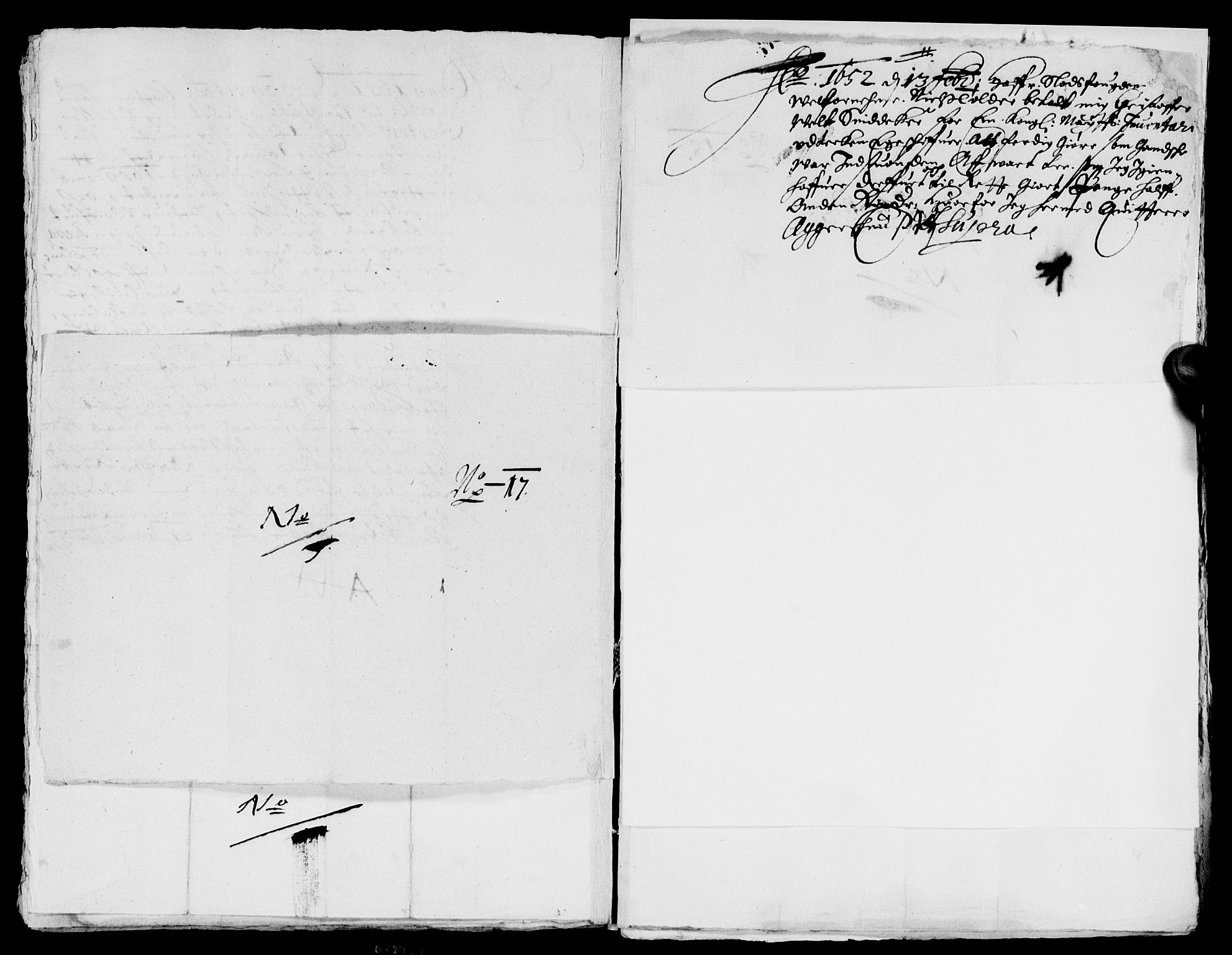 Rentekammeret inntil 1814, Reviderte regnskaper, Lensregnskaper, AV/RA-EA-5023/R/Rb/Rba/L0206: Akershus len, 1651-1652