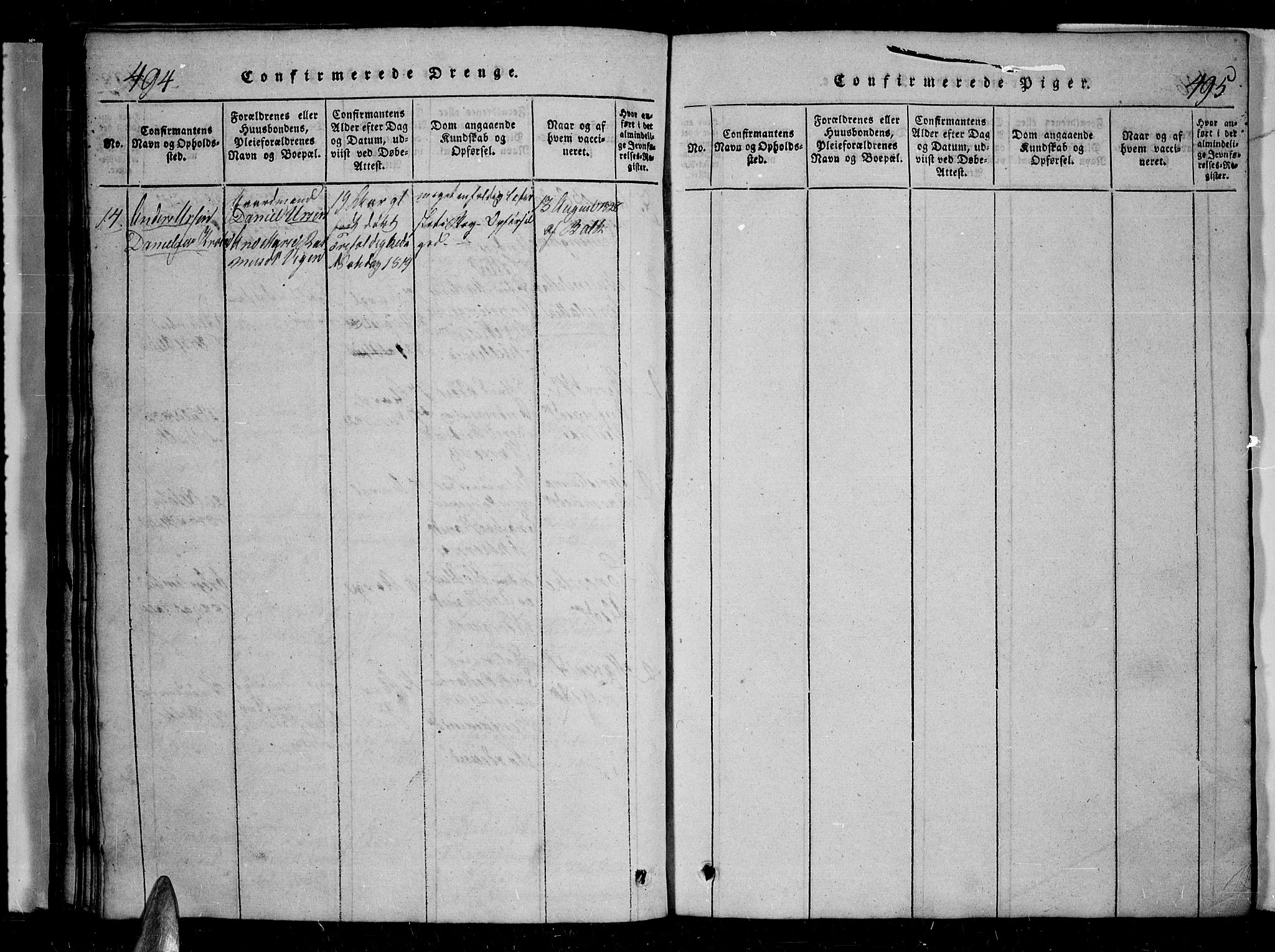 Trondenes sokneprestkontor, SATØ/S-1319/H/Hb/L0004klokker: Parish register (copy) no. 4, 1821-1839, p. 494-495
