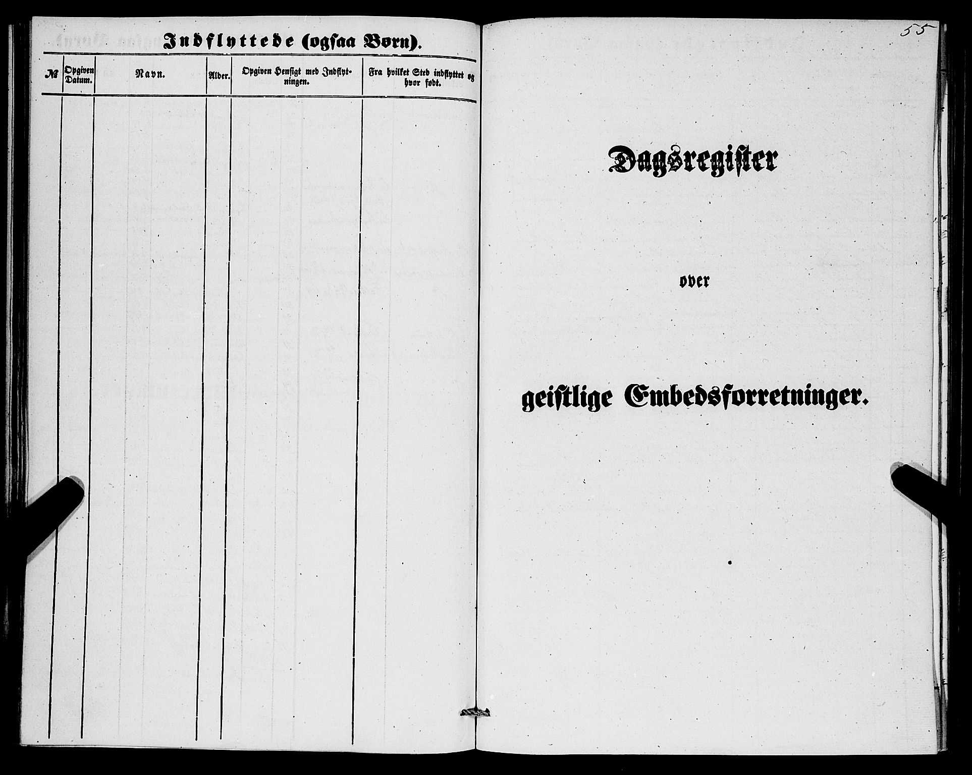 Lærdal sokneprestembete, SAB/A-81201: Parish register (official) no. A 17, 1851-1877, p. 55