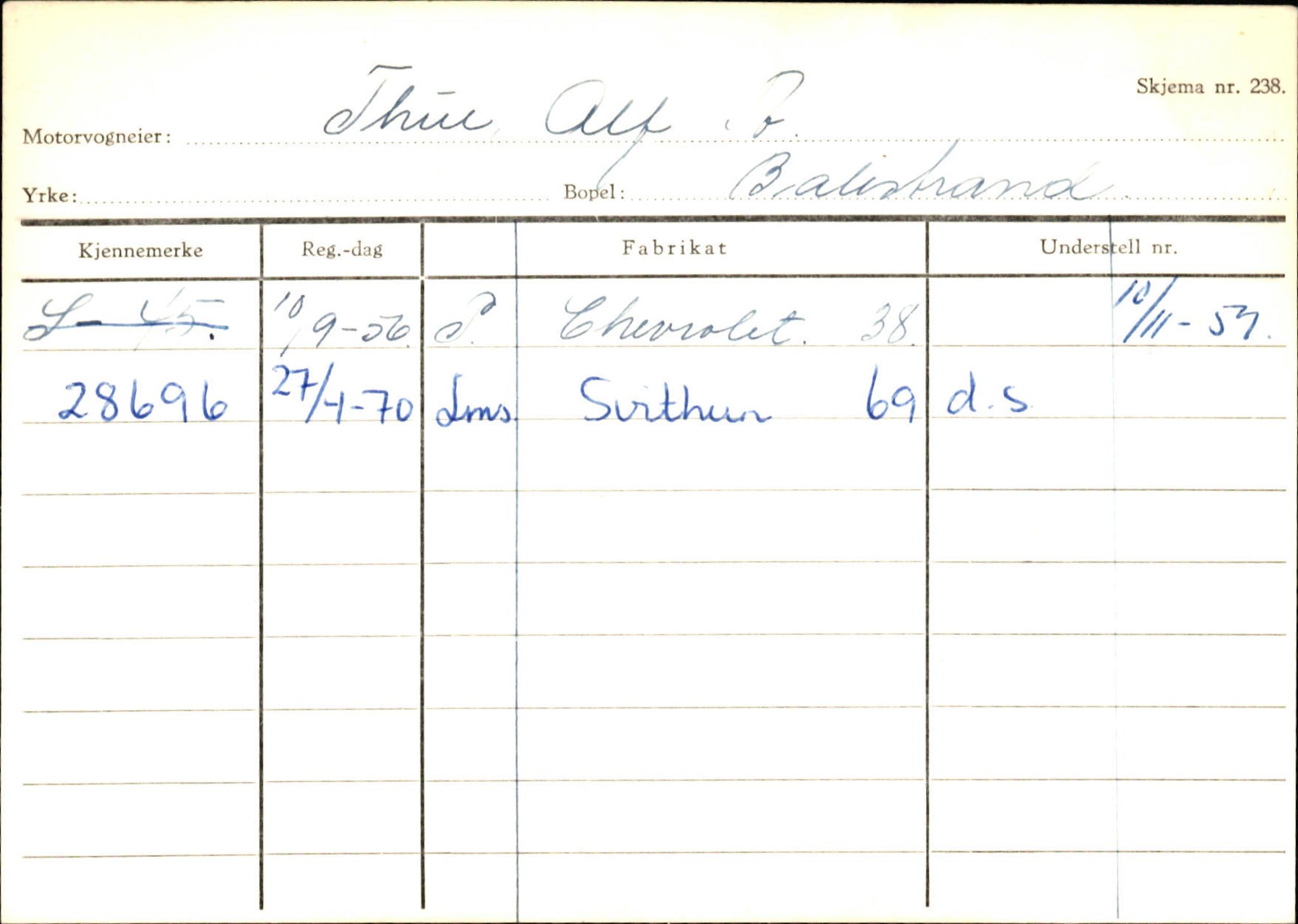 Statens vegvesen, Sogn og Fjordane vegkontor, AV/SAB-A-5301/4/F/L0132: Eigarregister Askvoll A-Å. Balestrand A-Å, 1945-1975, p. 2422