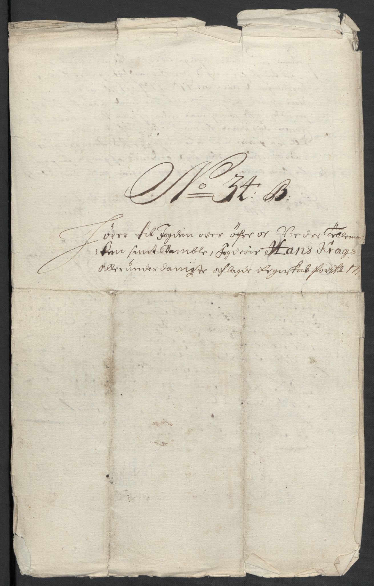 Rentekammeret inntil 1814, Reviderte regnskaper, Fogderegnskap, AV/RA-EA-4092/R36/L2120: Fogderegnskap Øvre og Nedre Telemark og Bamble, 1711, p. 319