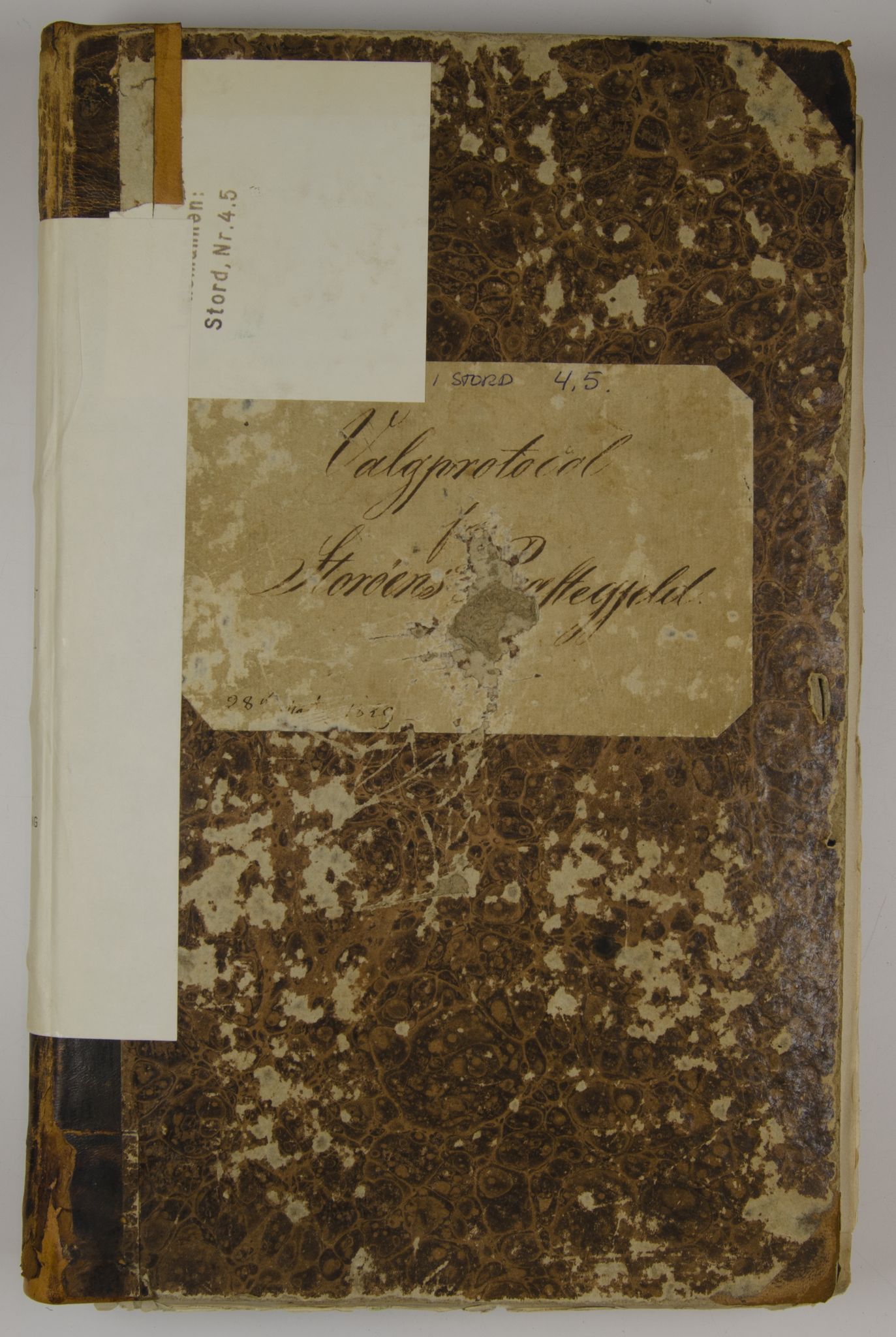 Lensmannen i Stord, SAB/A-35001/0004/L0005: Forhandlings- og valprotokoll for valstyret, manntal, 1829