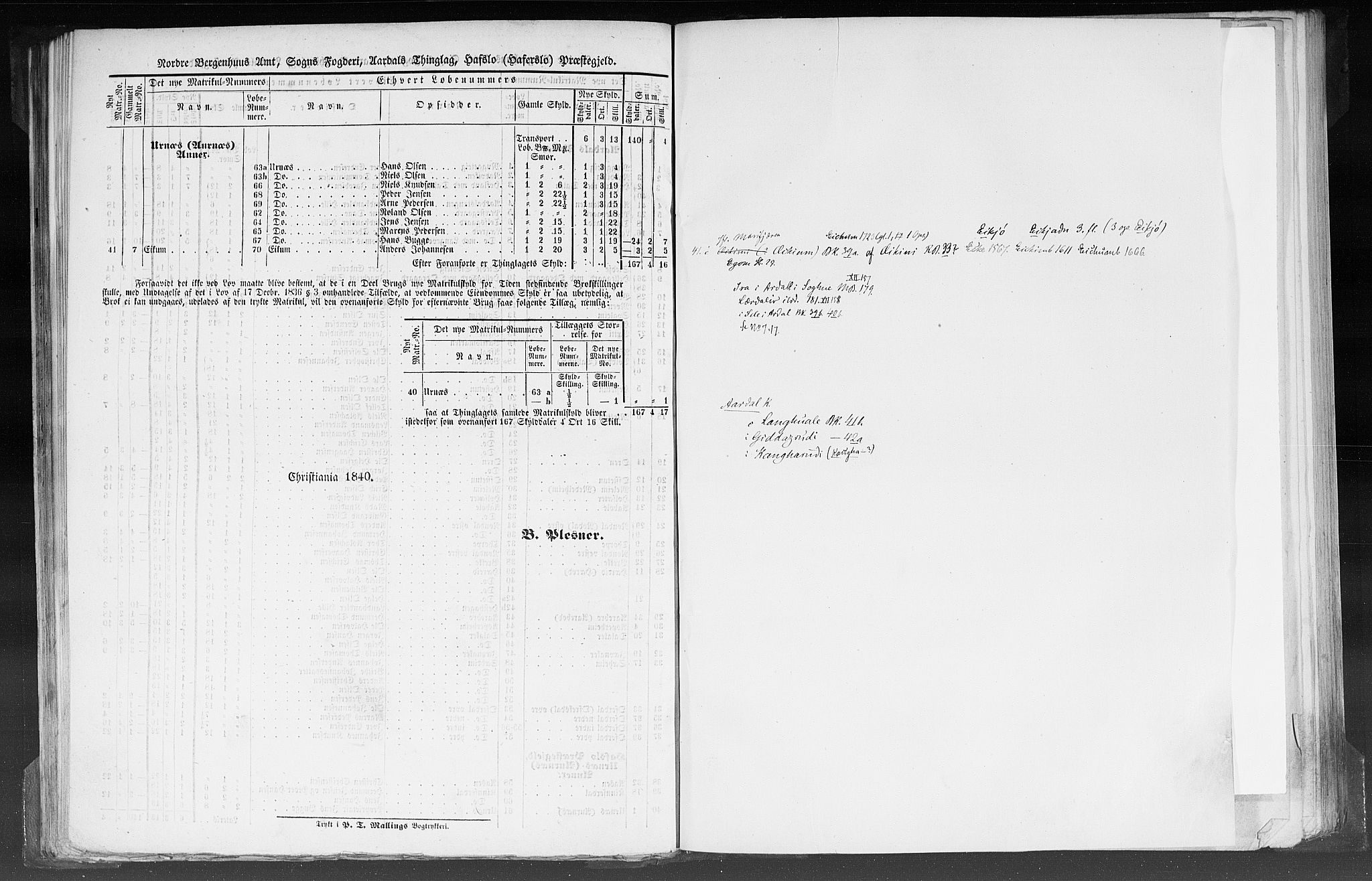 Rygh, RA/PA-0034/F/Fb/L0012: Matrikkelen for 1838 - Nordre Bergenhus amt (Sogn og Fjordane fylke), 1838