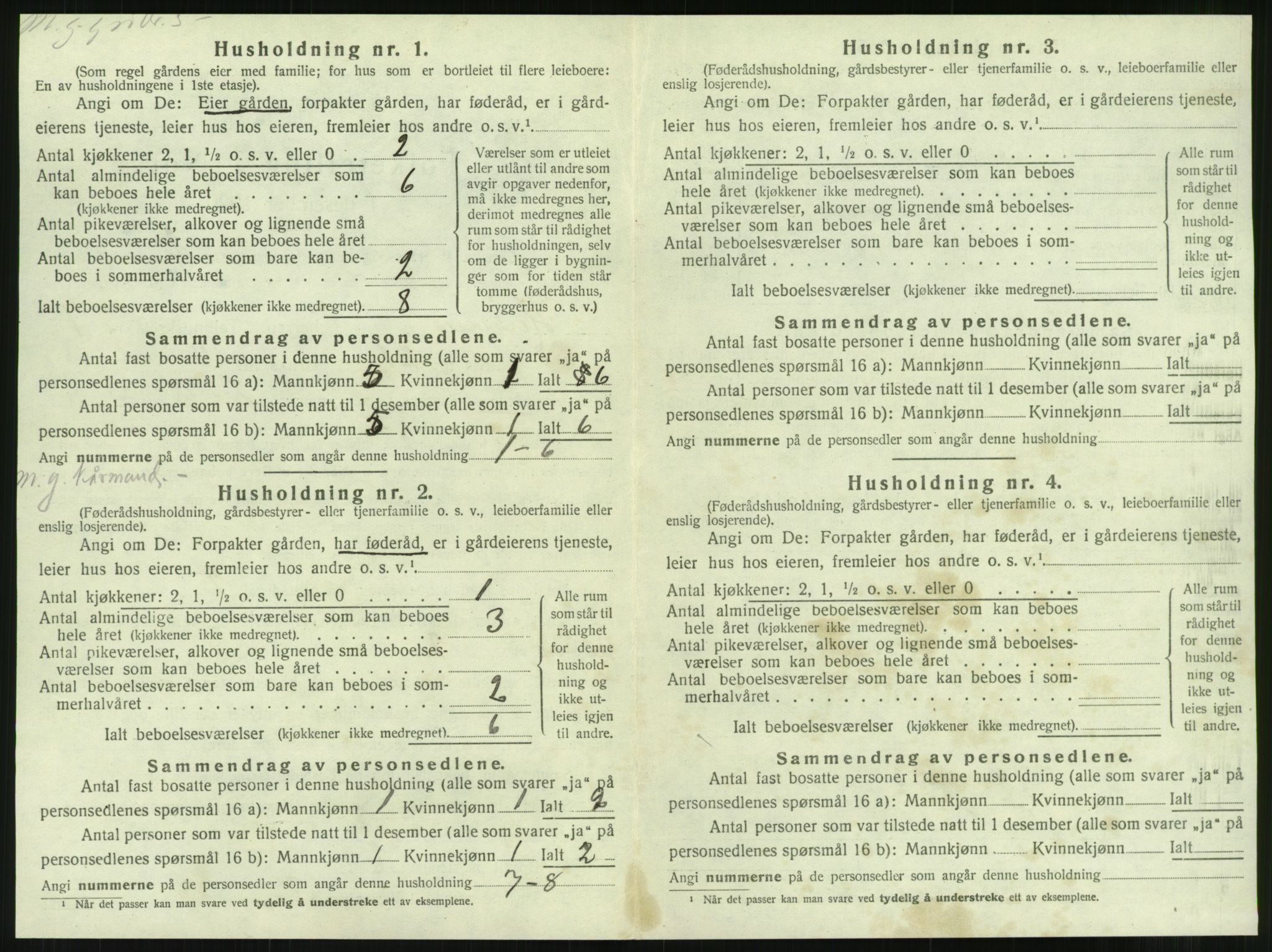 SAT, 1920 census for Hemnes, 1920, p. 1057