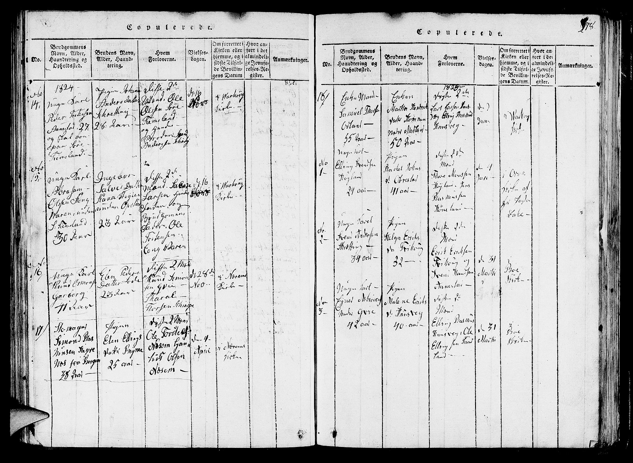 Hå sokneprestkontor, SAST/A-101801/001/30BA/L0003: Parish register (official) no. A 3, 1815-1825, p. 218