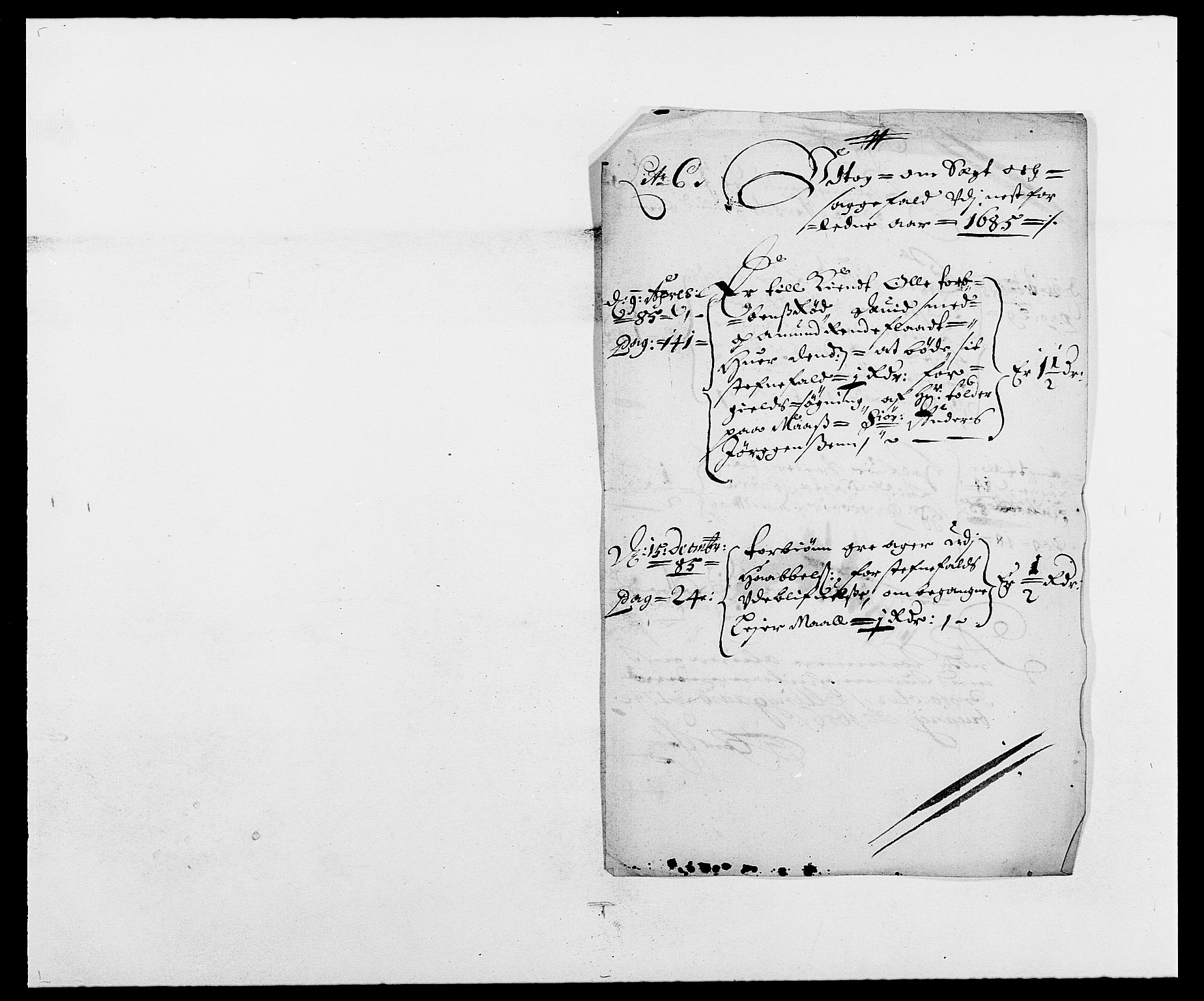 Rentekammeret inntil 1814, Reviderte regnskaper, Fogderegnskap, AV/RA-EA-4092/R02/L0105: Fogderegnskap Moss og Verne kloster, 1685-1687, p. 57