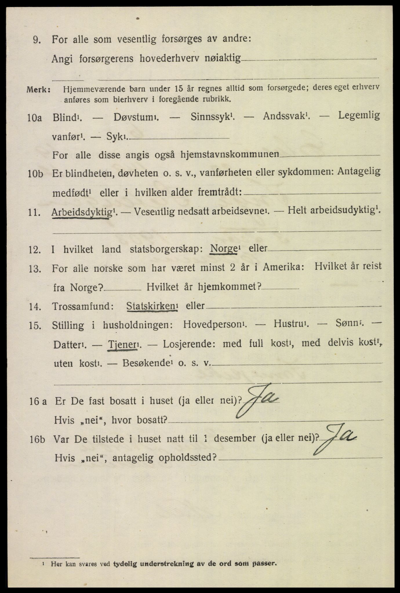 SAH, 1920 census for Elverum, 1920, p. 22771