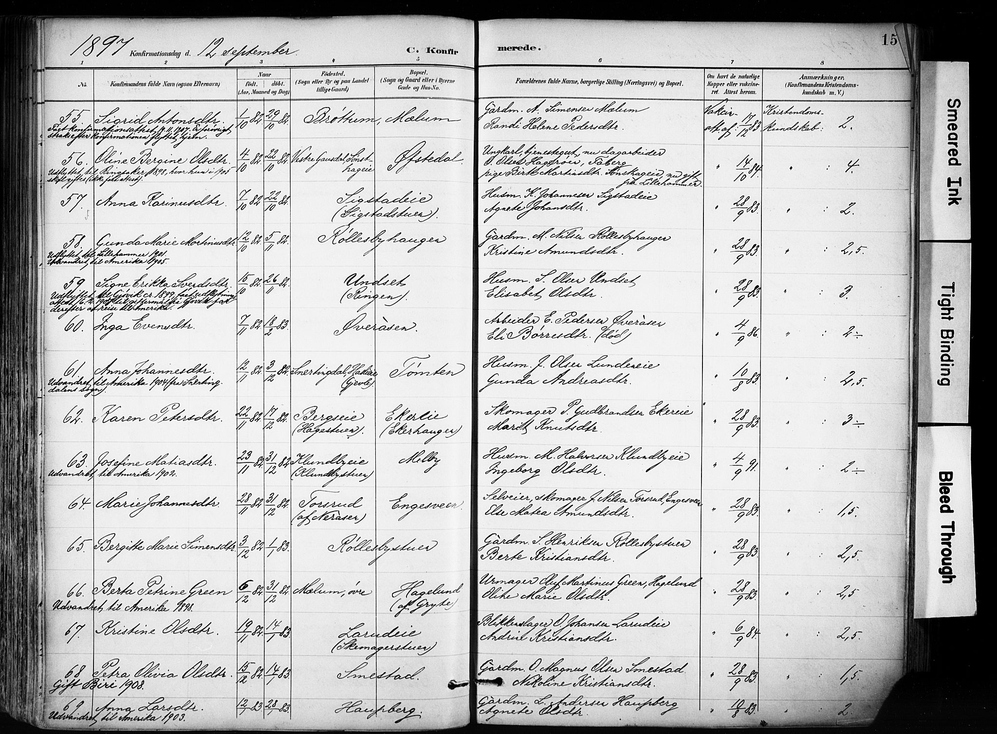 Biri prestekontor, AV/SAH-PREST-096/H/Ha/Haa/L0009: Parish register (official) no. 9, 1887-1900, p. 159