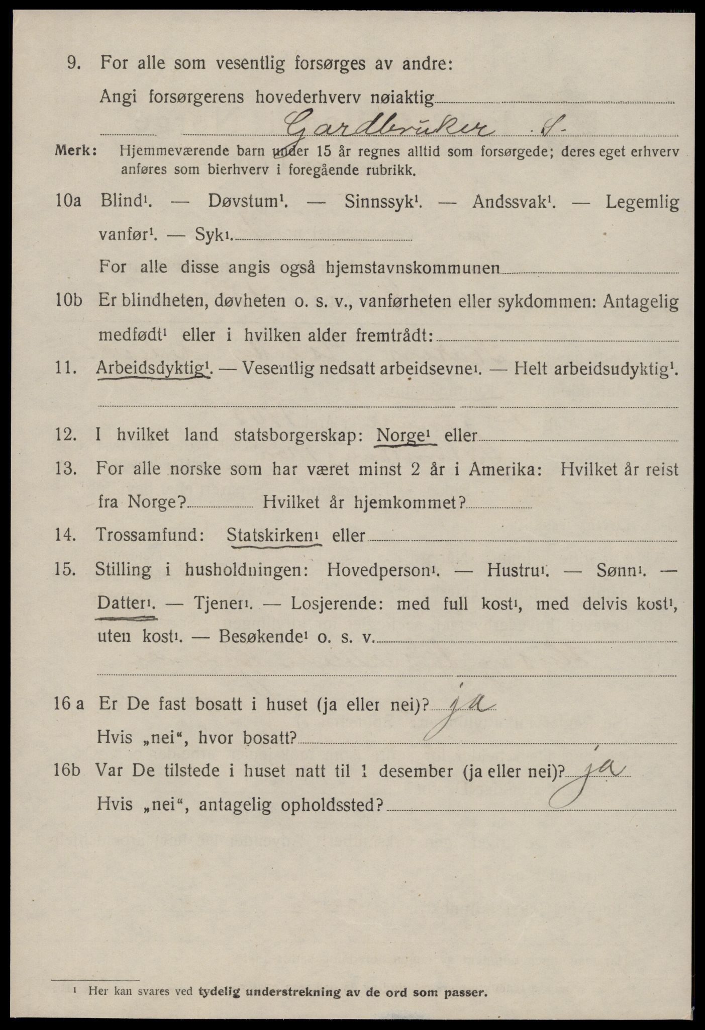 SAT, 1920 census for Stemshaug, 1920, p. 653