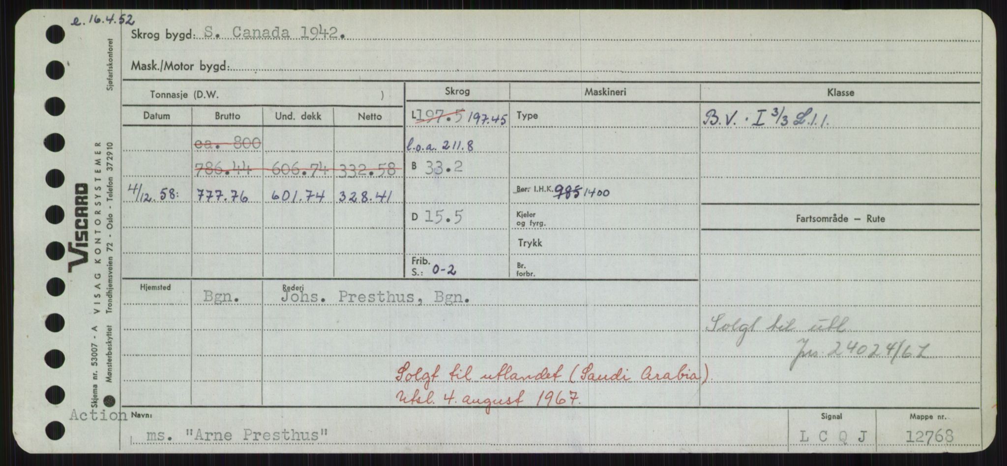 Sjøfartsdirektoratet med forløpere, Skipsmålingen, RA/S-1627/H/Hd/L0002: Fartøy, Apa-Axe, p. 153