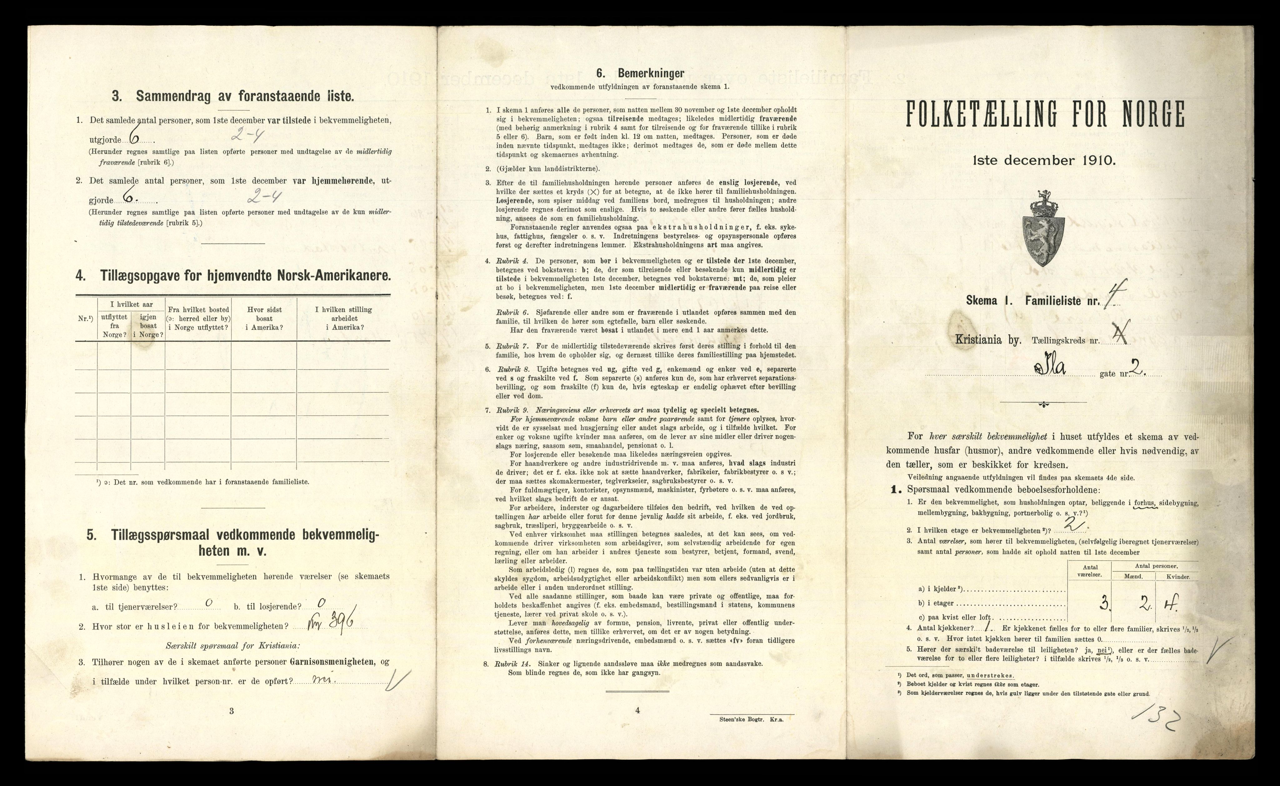 RA, 1910 census for Kristiania, 1910, p. 42393