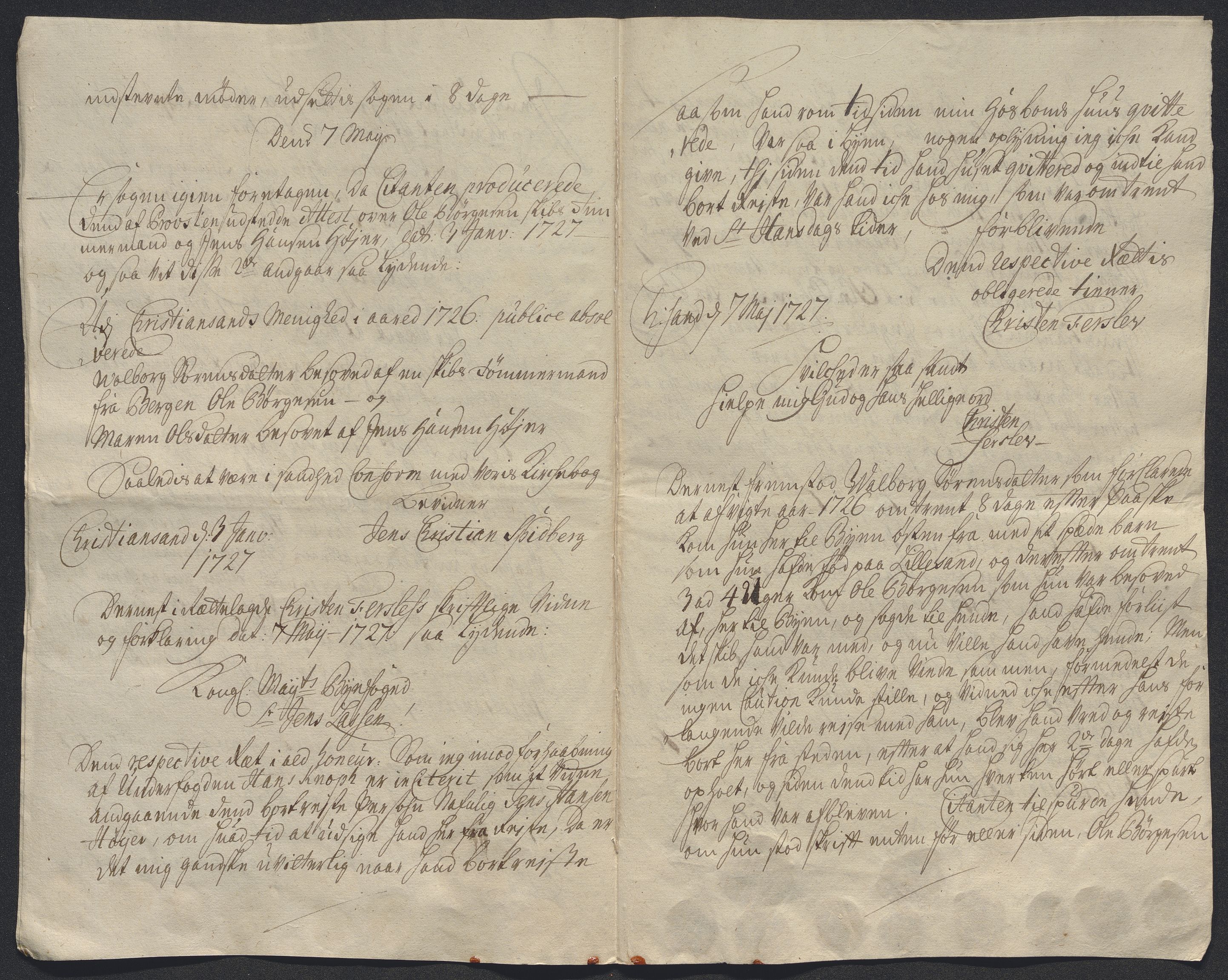 Rentekammeret inntil 1814, Reviderte regnskaper, Byregnskaper, AV/RA-EA-4066/R/Rm/L0286: [M19] Sikt og sakefall, 1719-1727, p. 579