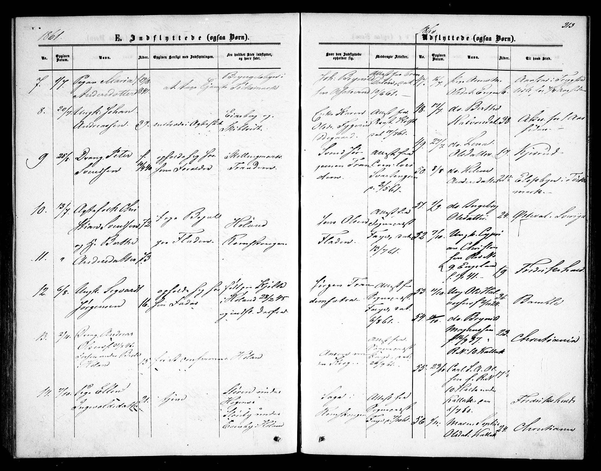Rødenes prestekontor Kirkebøker, SAO/A-2005/F/Fa/L0007: Parish register (official) no. I 7, 1860-1869, p. 313