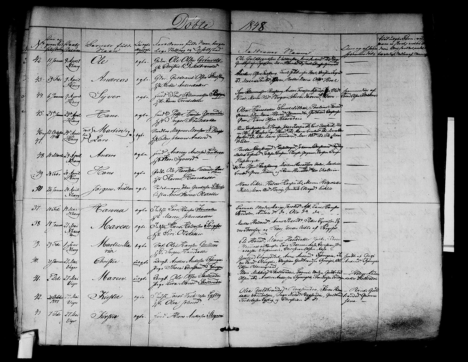 Norderhov kirkebøker, SAKO/A-237/F/Fa/L0011: Parish register (official) no. 11, 1847-1856, p. 8