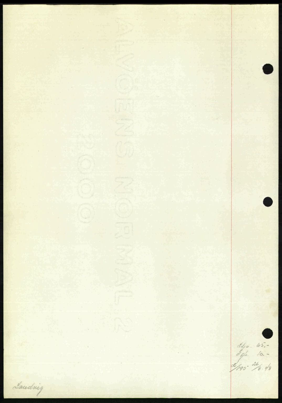 Sør-Gudbrandsdal tingrett, SAH/TING-004/H/Hb/Hbd/L0022: Mortgage book no. A22, 1948-1948, Diary no: : 1967/1948