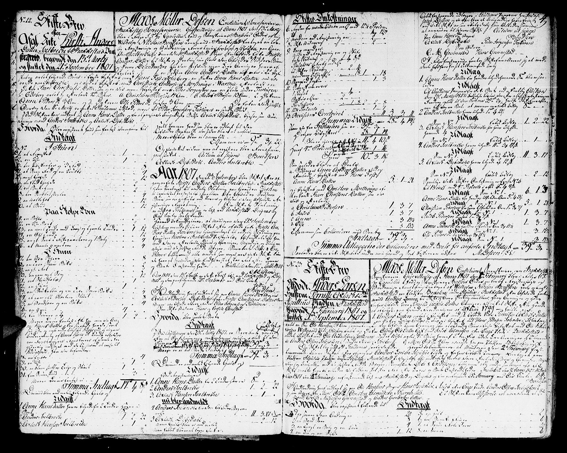 Rakkestad sorenskriveri, AV/SAO-A-10686/H/Hb/L0007: Skifteprotokoller, 1807-1810, p. 3b-4a
