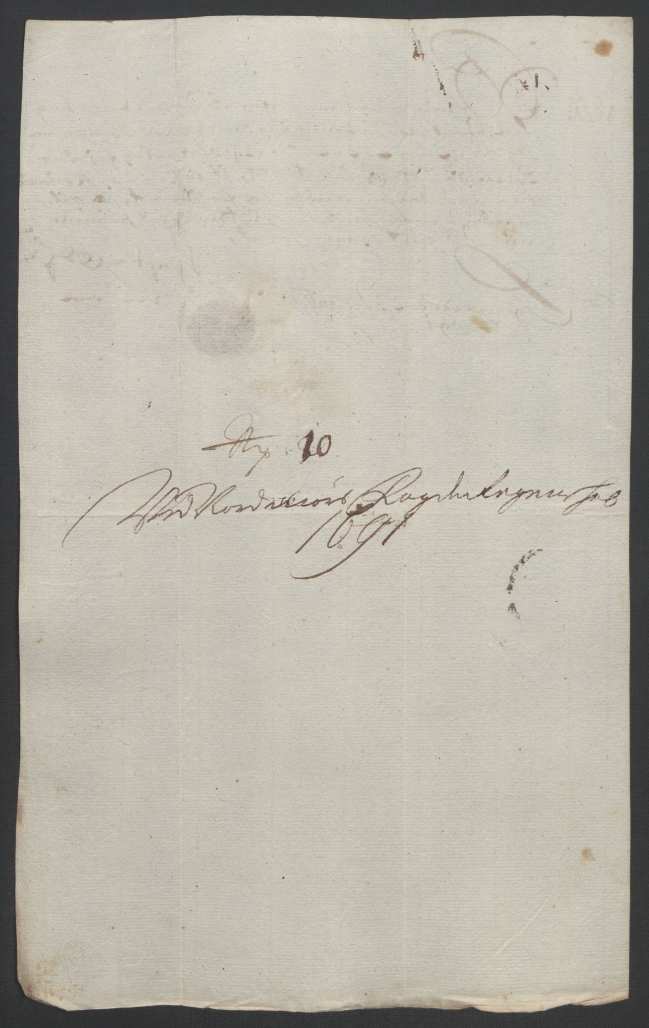 Rentekammeret inntil 1814, Reviderte regnskaper, Fogderegnskap, AV/RA-EA-4092/R56/L3734: Fogderegnskap Nordmøre, 1690-1691, p. 422