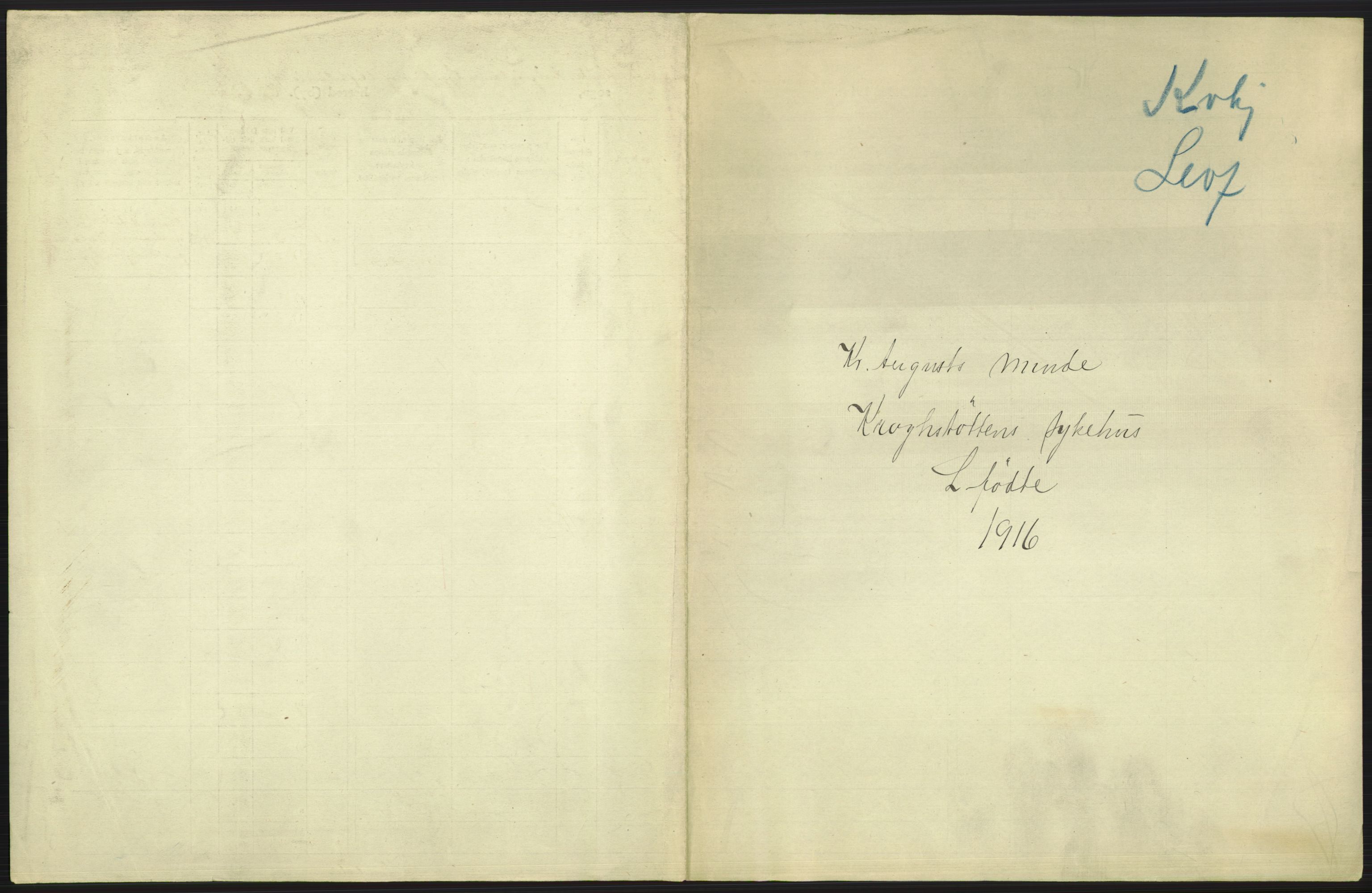 Statistisk sentralbyrå, Sosiodemografiske emner, Befolkning, RA/S-2228/D/Df/Dfb/Dfbf/L0006: Kristiania: Levendefødte menn og kvinner., 1916, p. 639