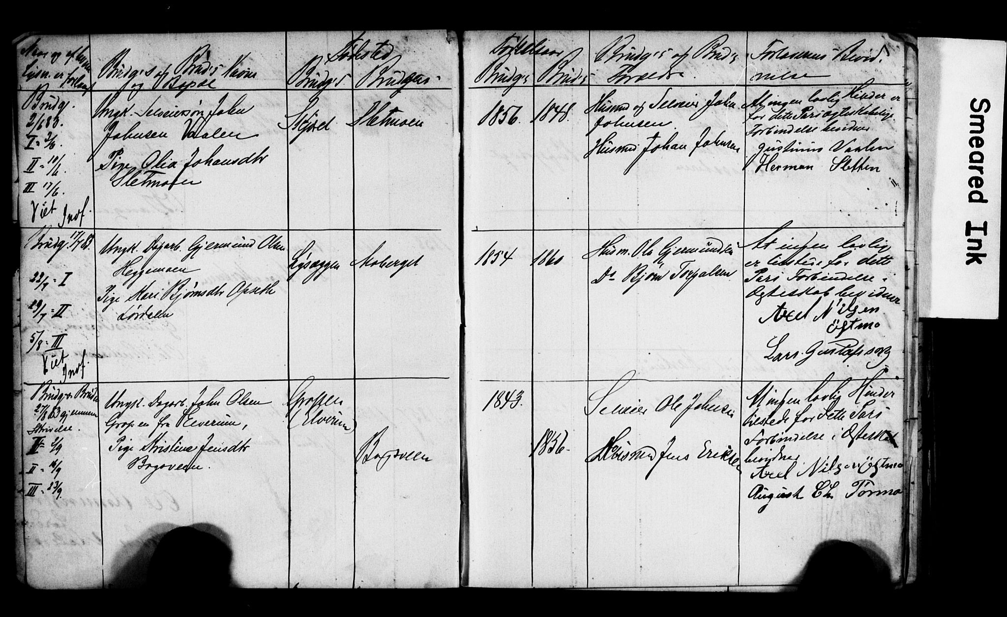 Trysil prestekontor, SAH/PREST-046/I/Ie: Banns register no. 1, 1882-1899