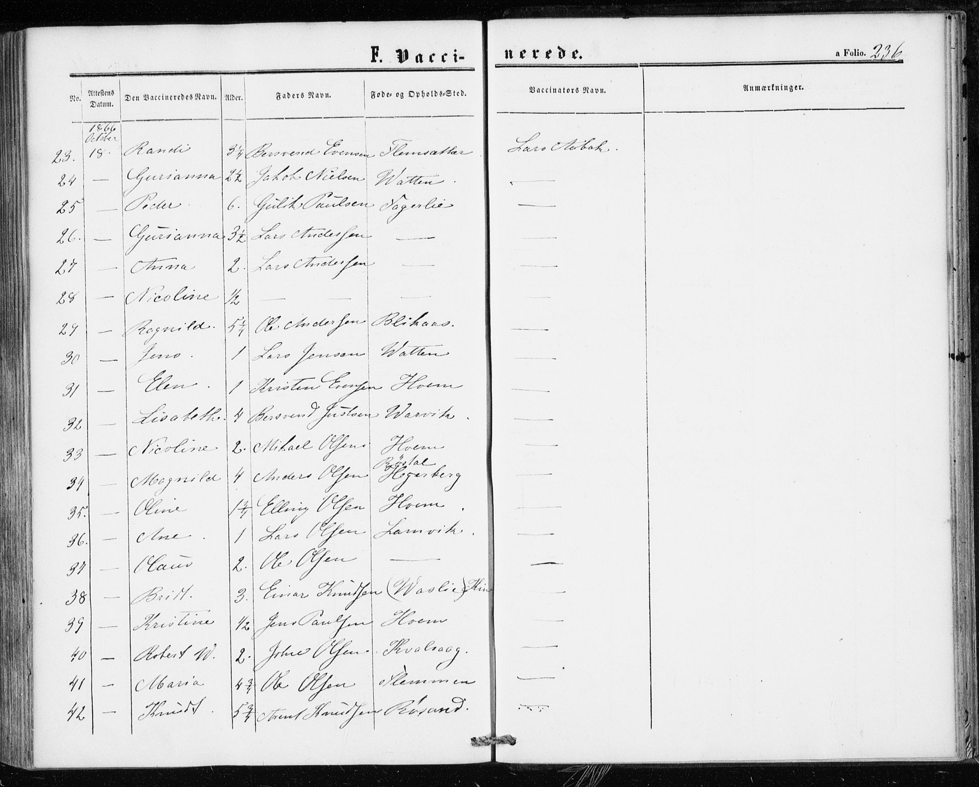 Ministerialprotokoller, klokkerbøker og fødselsregistre - Møre og Romsdal, AV/SAT-A-1454/586/L0985: Parish register (official) no. 586A11, 1857-1866, p. 236