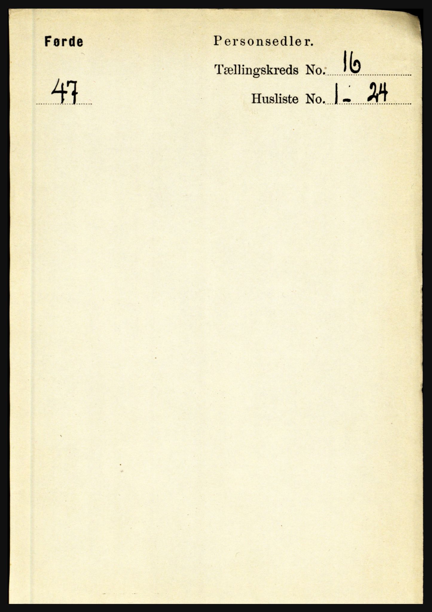 RA, 1891 census for 1432 Førde, 1891, p. 5832